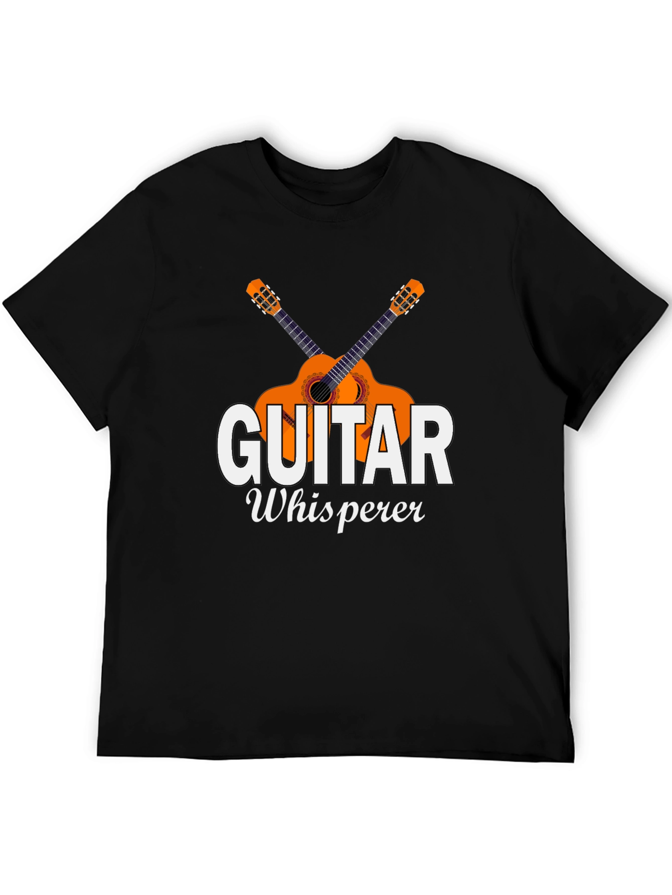Guitar Whisperer Graphic T-Shirt - Black