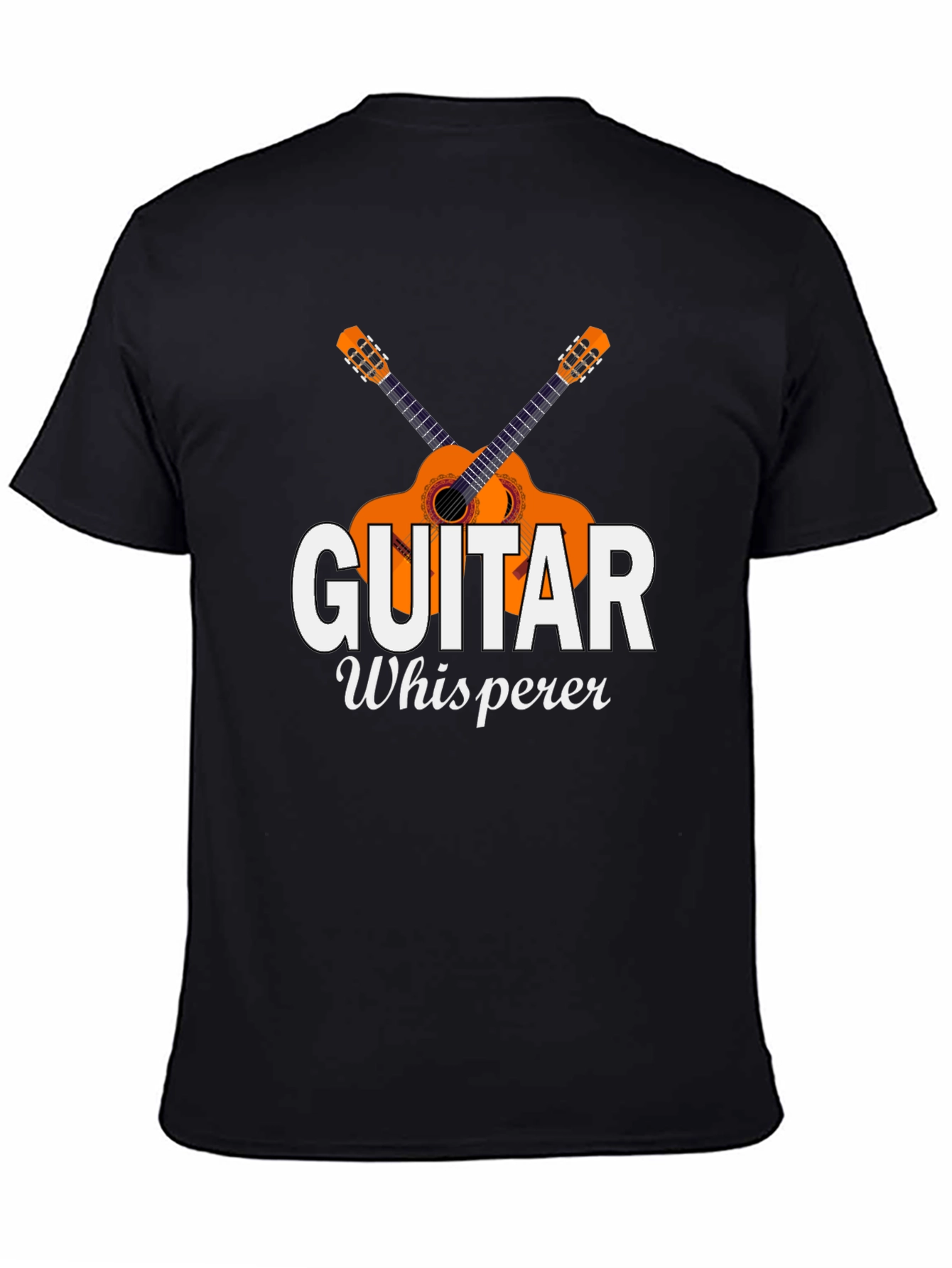Guitar Whisperer Graphic T-Shirt - Black