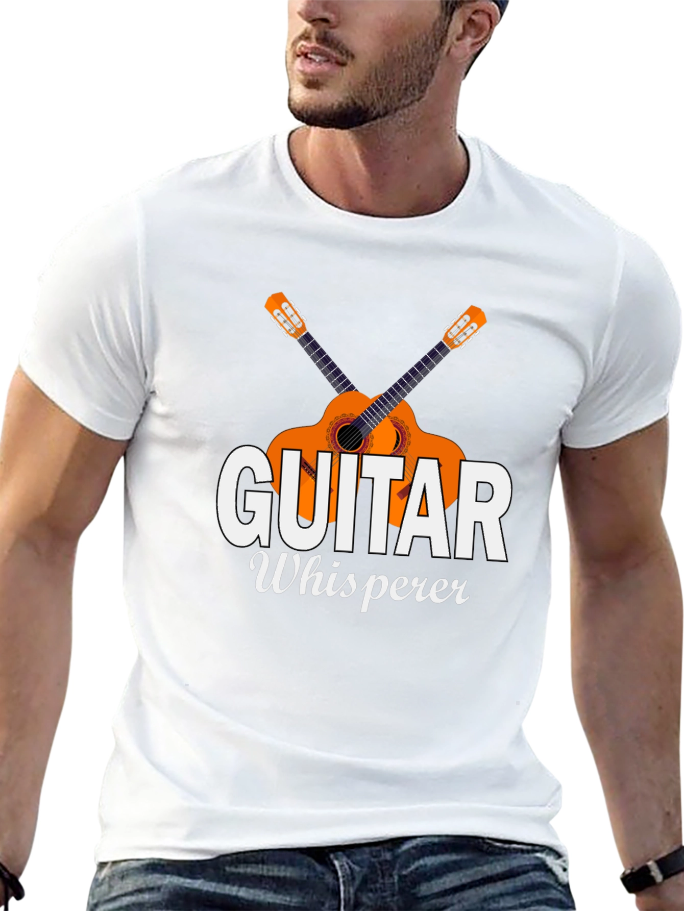Guitar Whisperer Graphic T-Shirt - Black