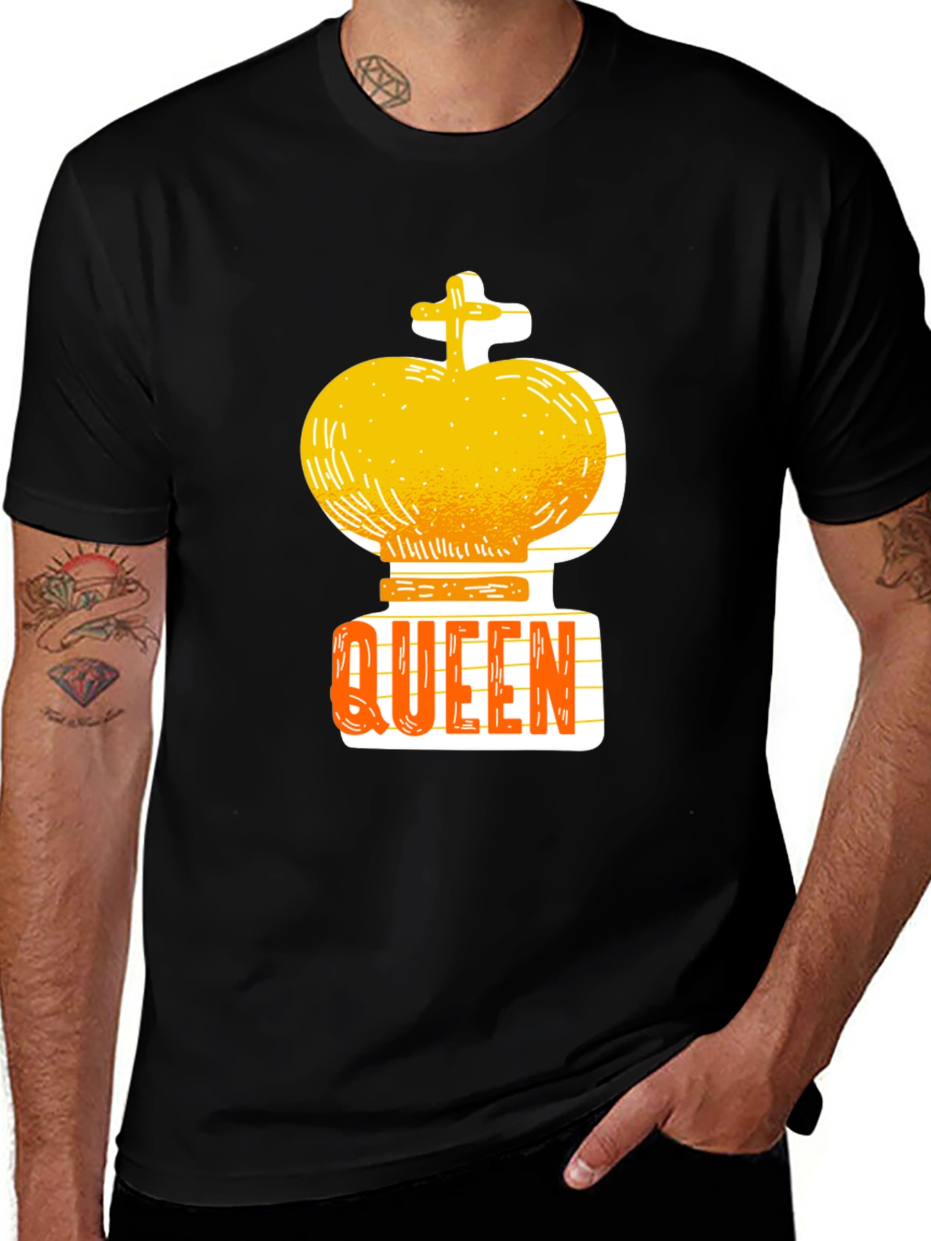Queen Chess Piece Graphic Tee