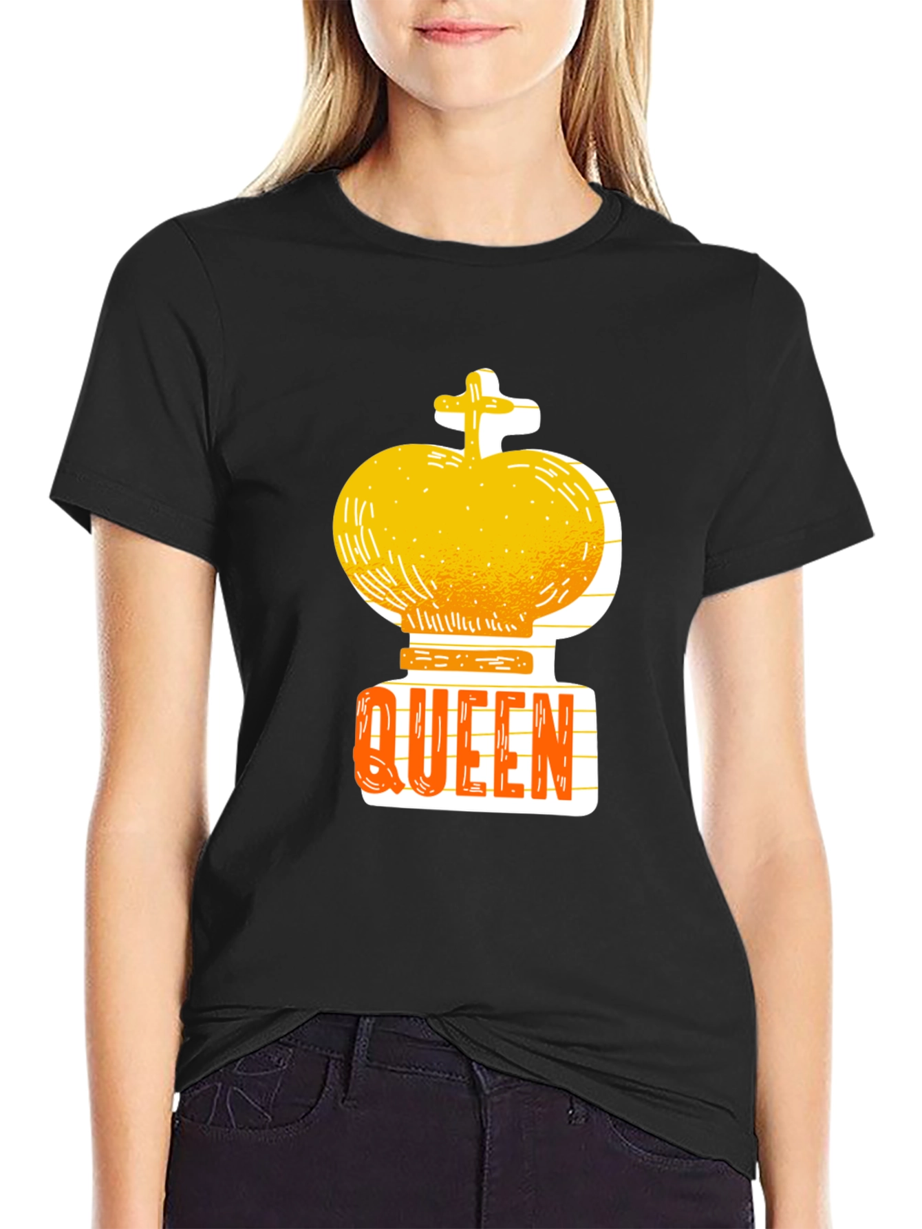 Queen Chess Piece Graphic Tee