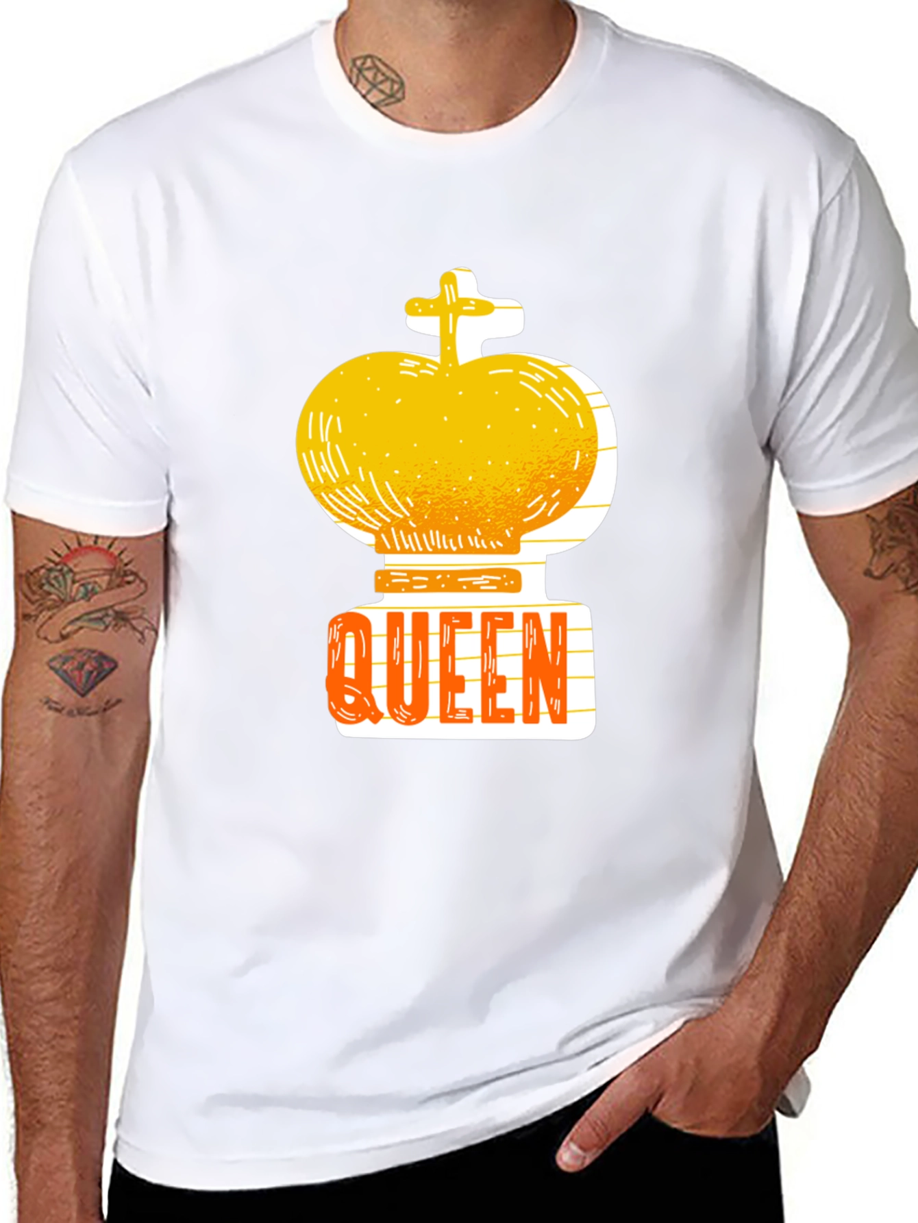 Queen Chess Piece Graphic Tee