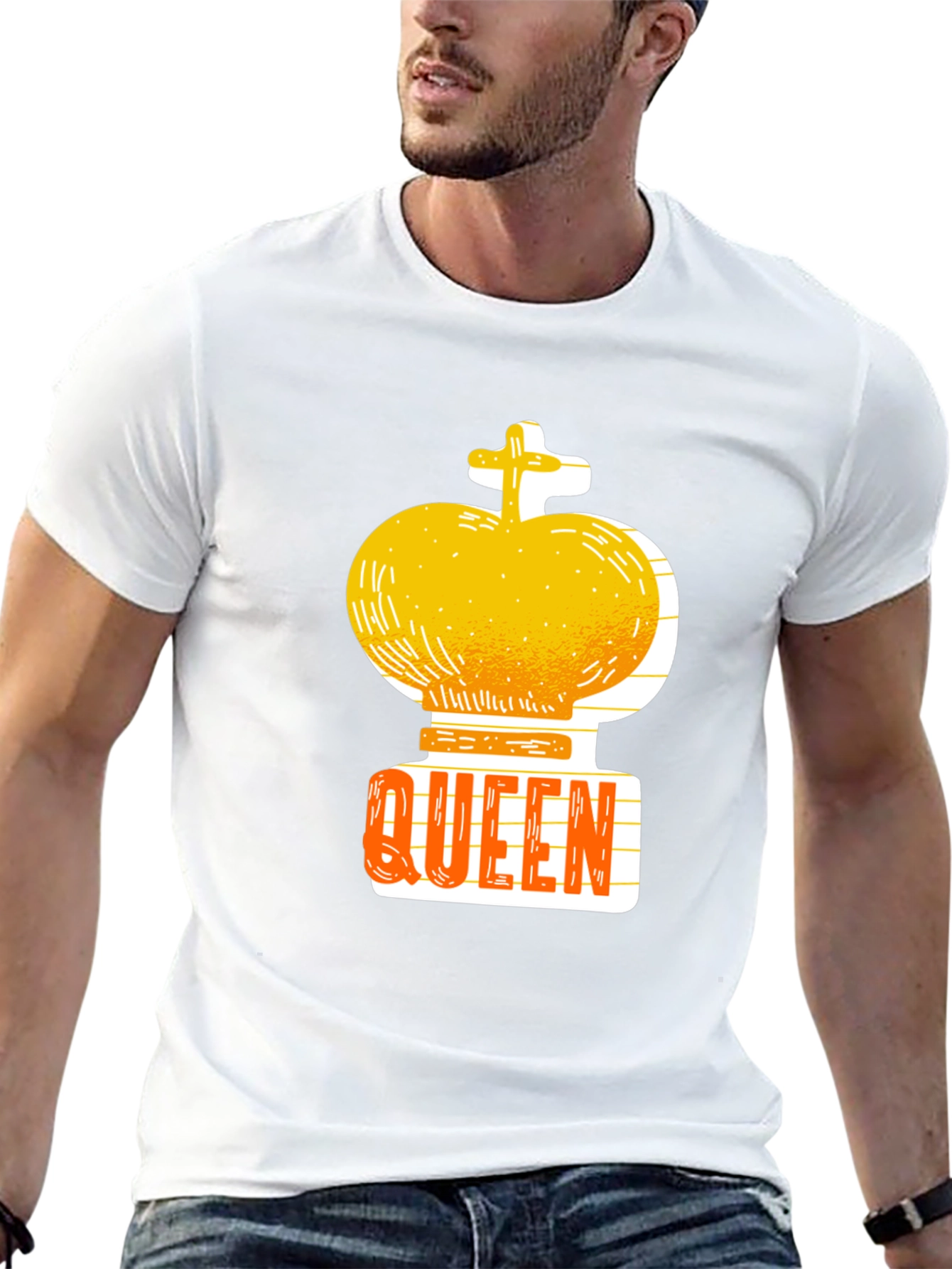 Queen Chess Piece Graphic Tee