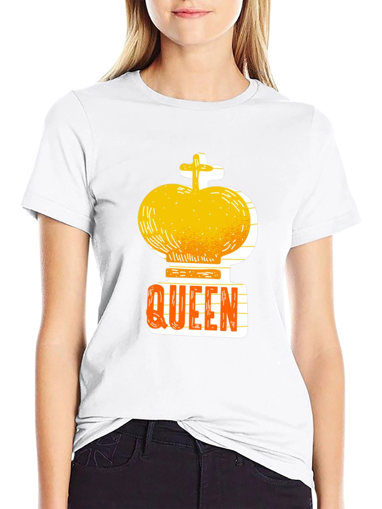 Queen Chess Piece Graphic Tee