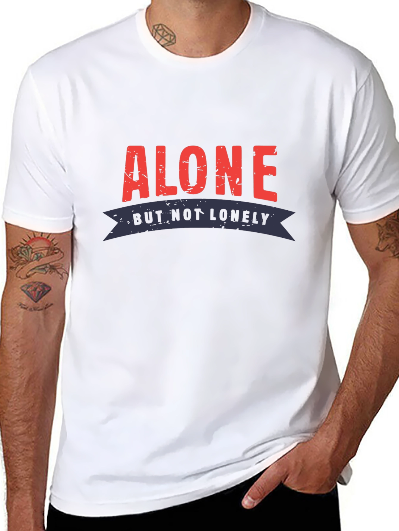 Alone But Not Lonely Graphic Tee