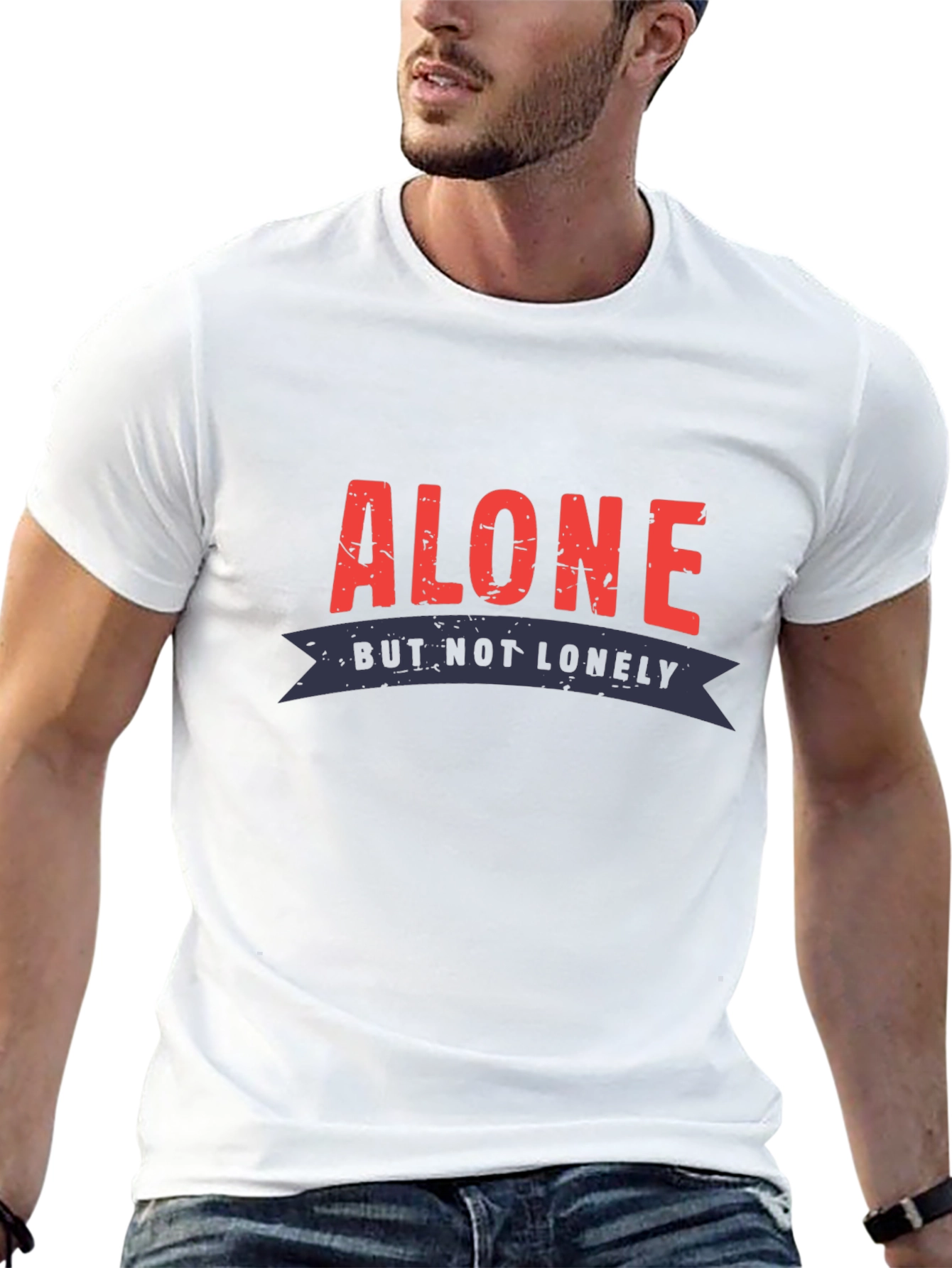 Alone But Not Lonely Graphic Tee