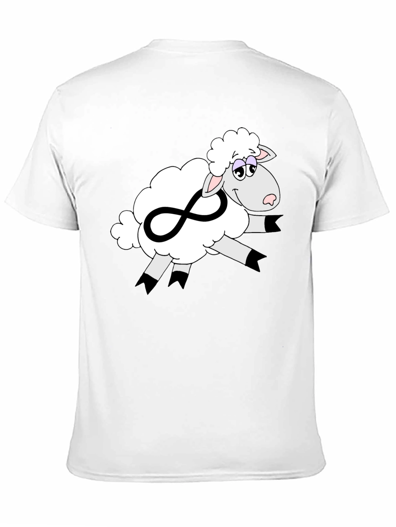Infinite Sheep Graphic Tee - Soft Cotton Comfort