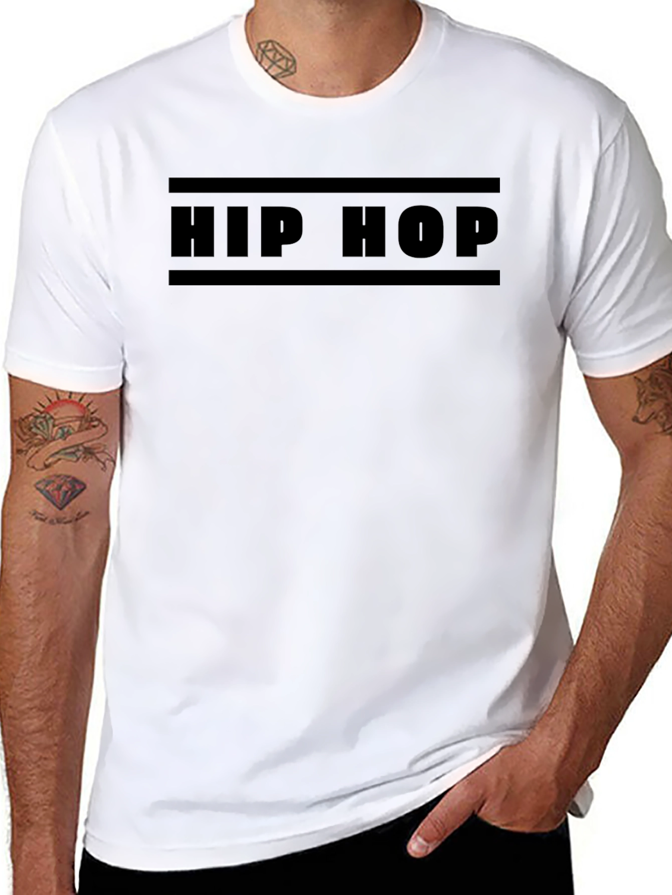 Hip Hop Black Graphic Tee
