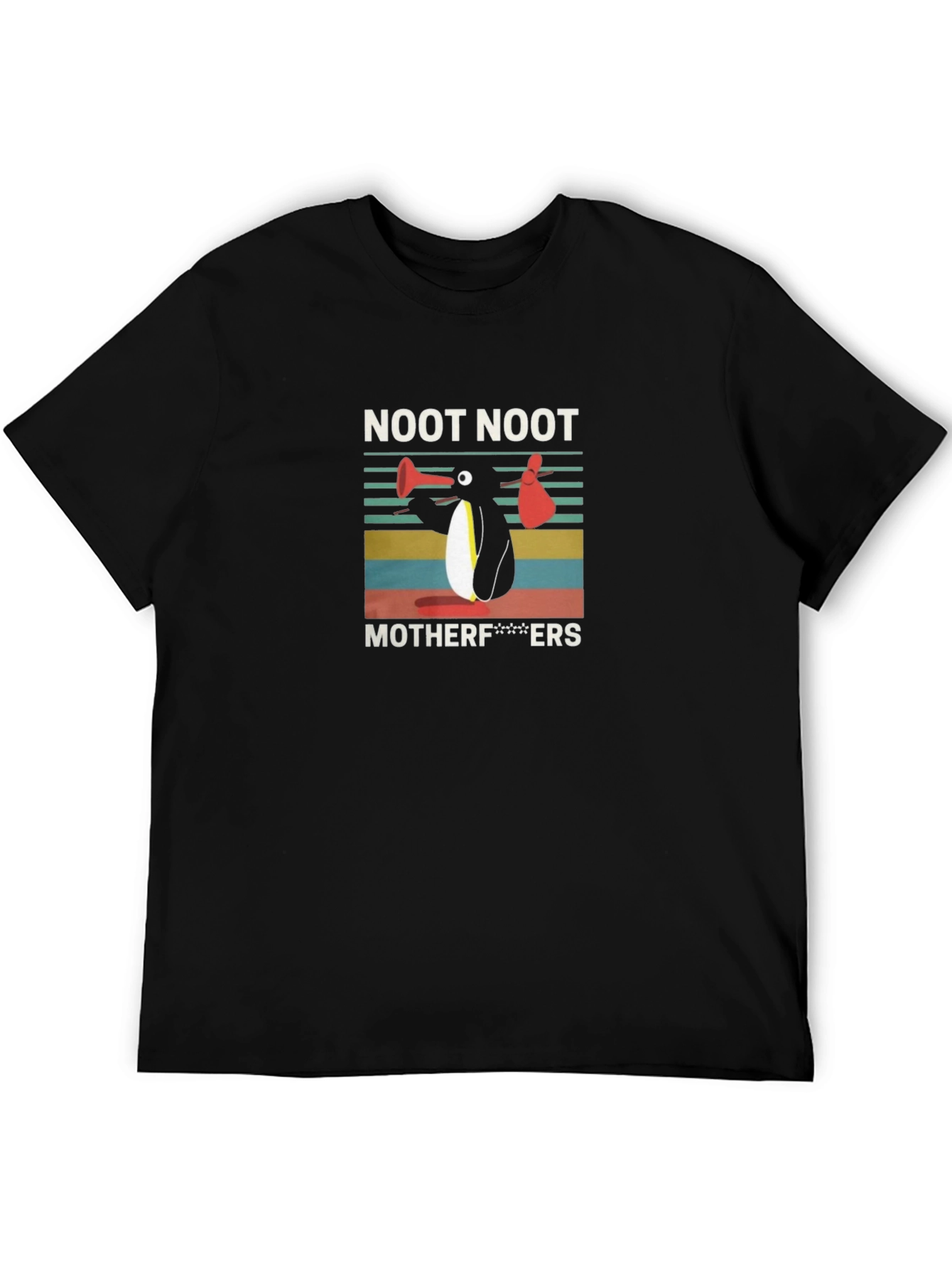 Noot Noot Penguin Graphic Tee - Funny Slogan T-Shirt