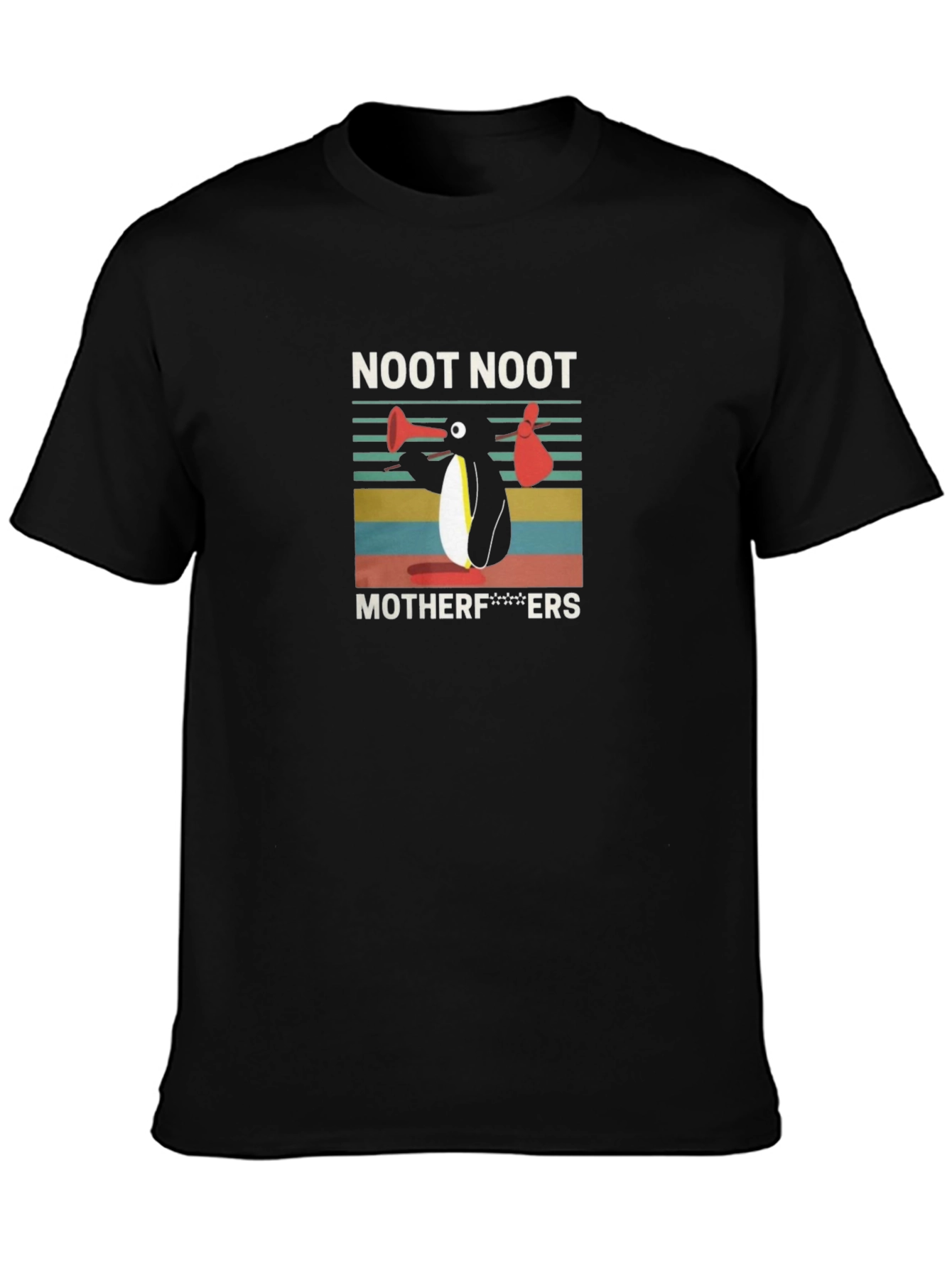 Noot Noot Penguin Graphic Tee - Funny Slogan T-Shirt
