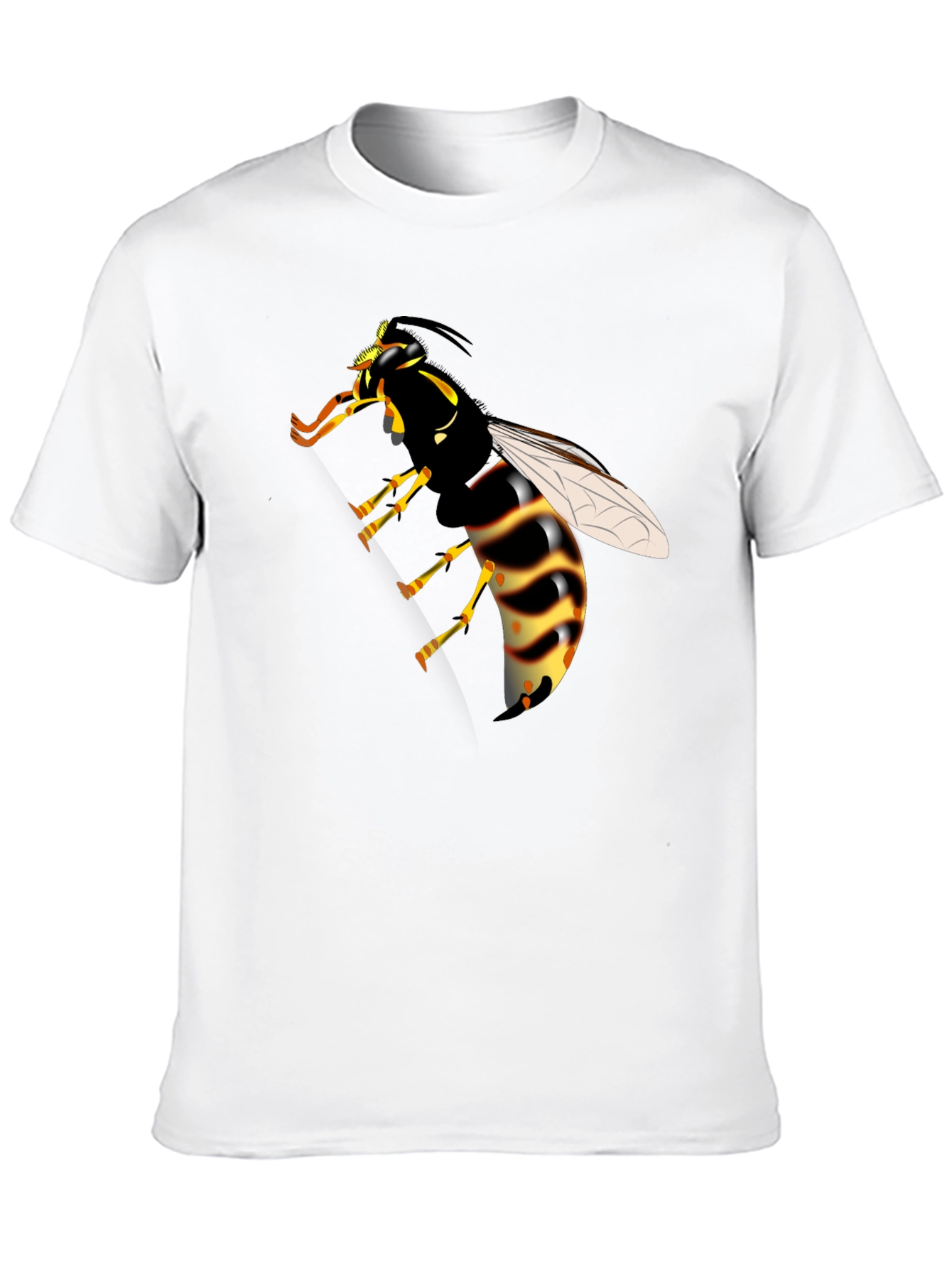 Wasp Graphic Print Black T-Shirt