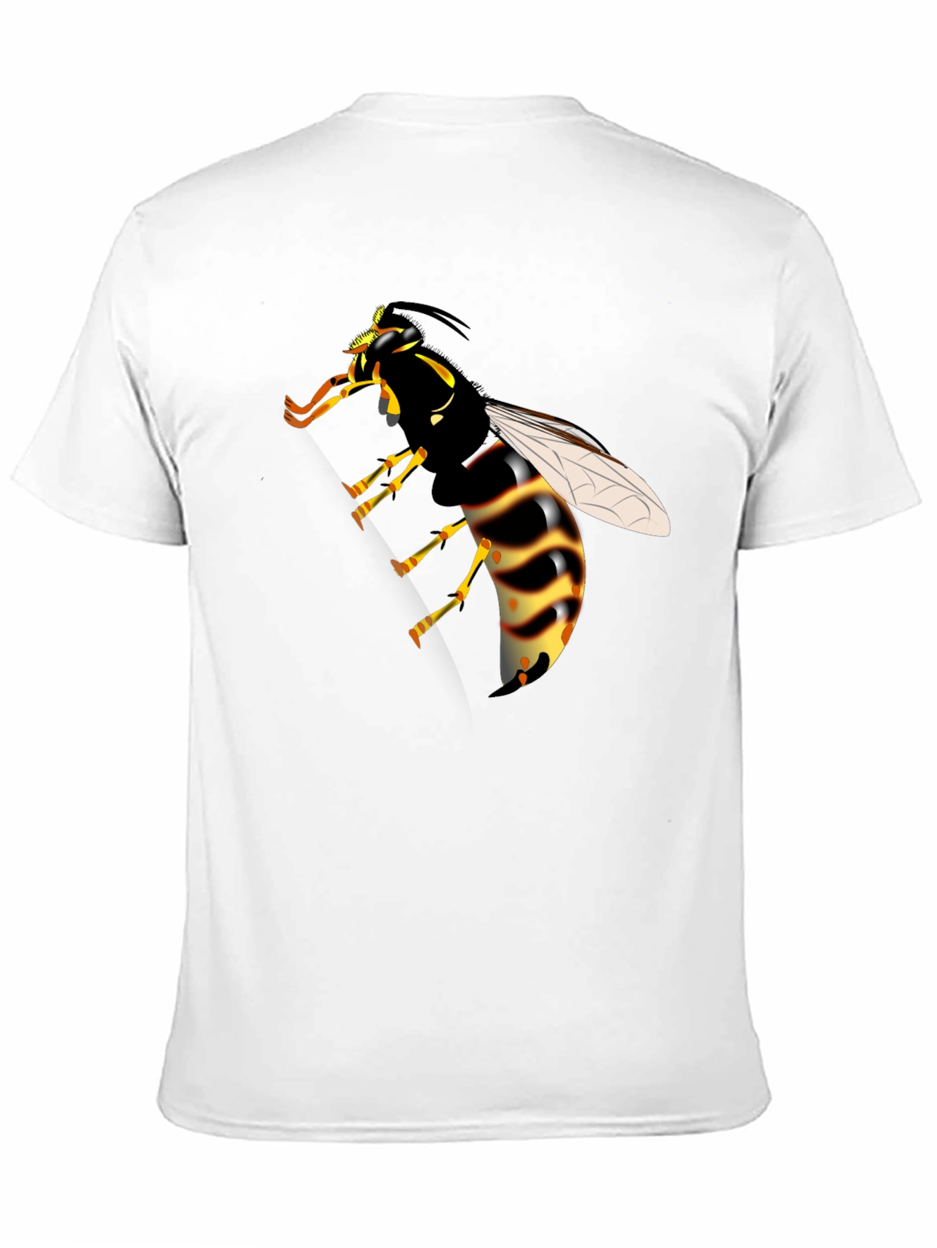 Wasp Graphic Print Black T-Shirt