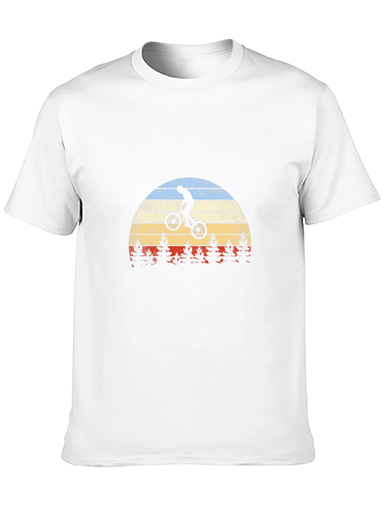 Retro Bike Sunset T-Shirt