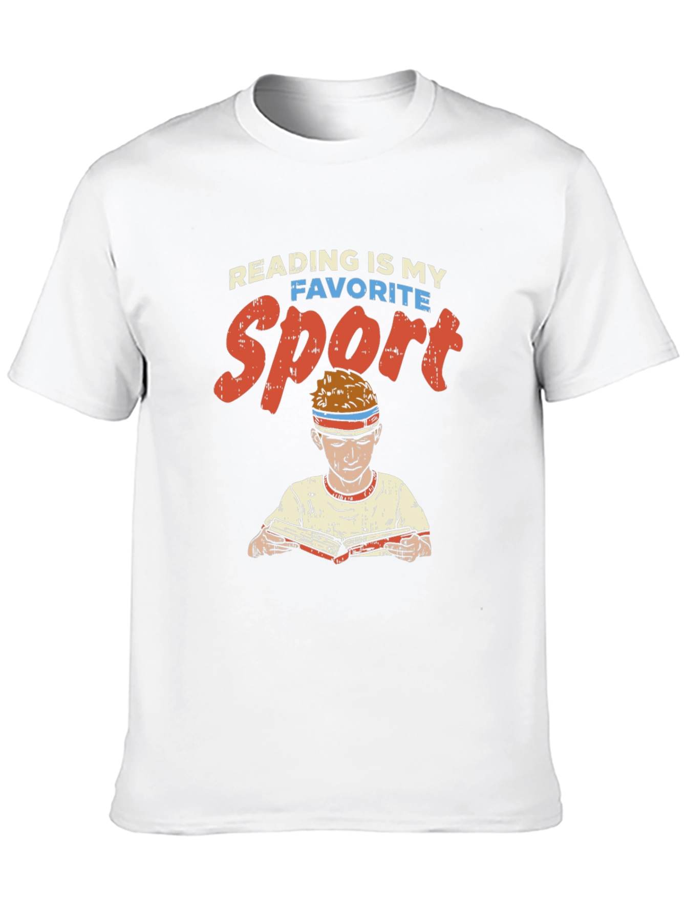 Reading is My Favorite Sport Graphic Tee