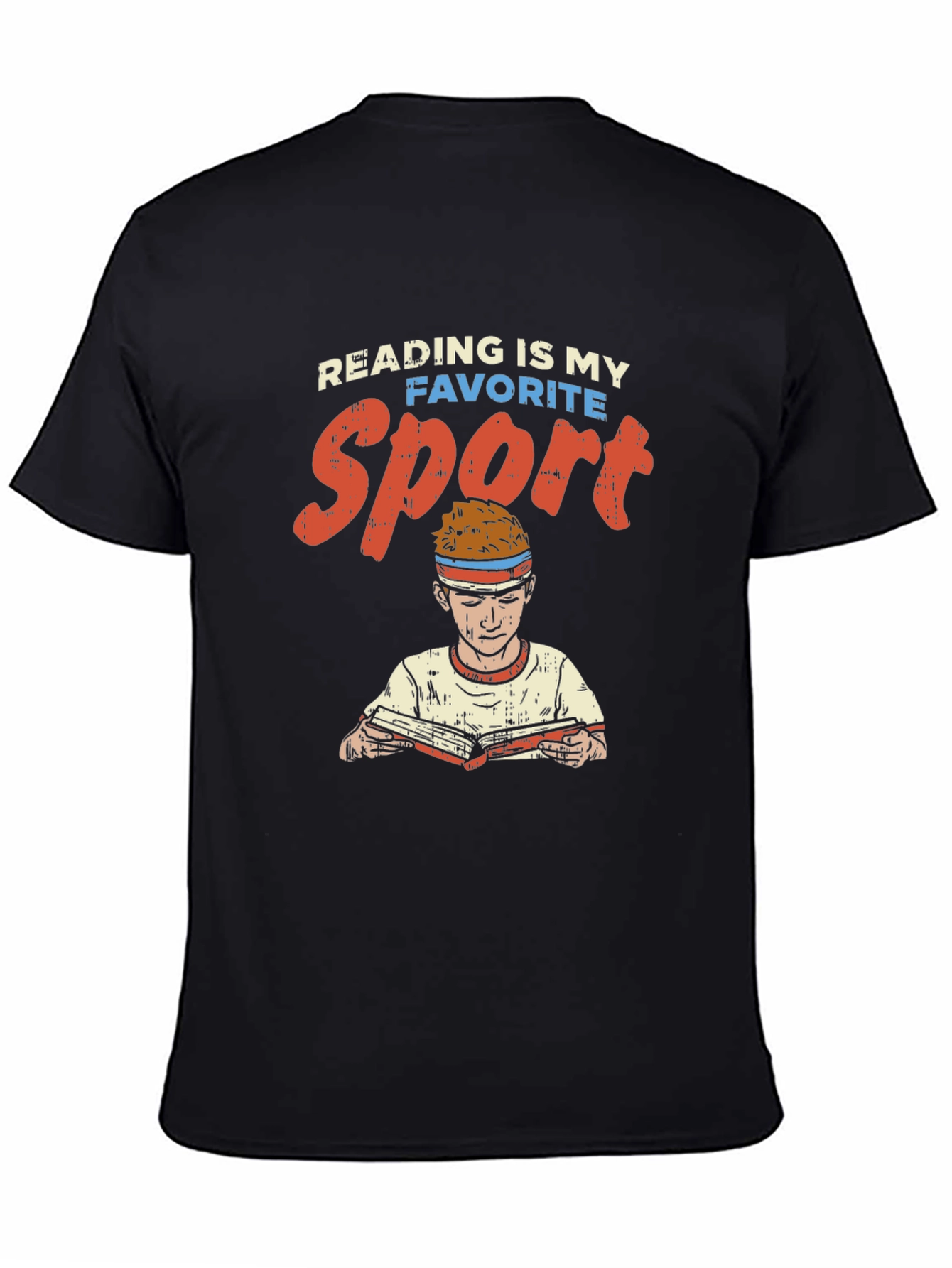 Reading is My Favorite Sport Graphic Tee