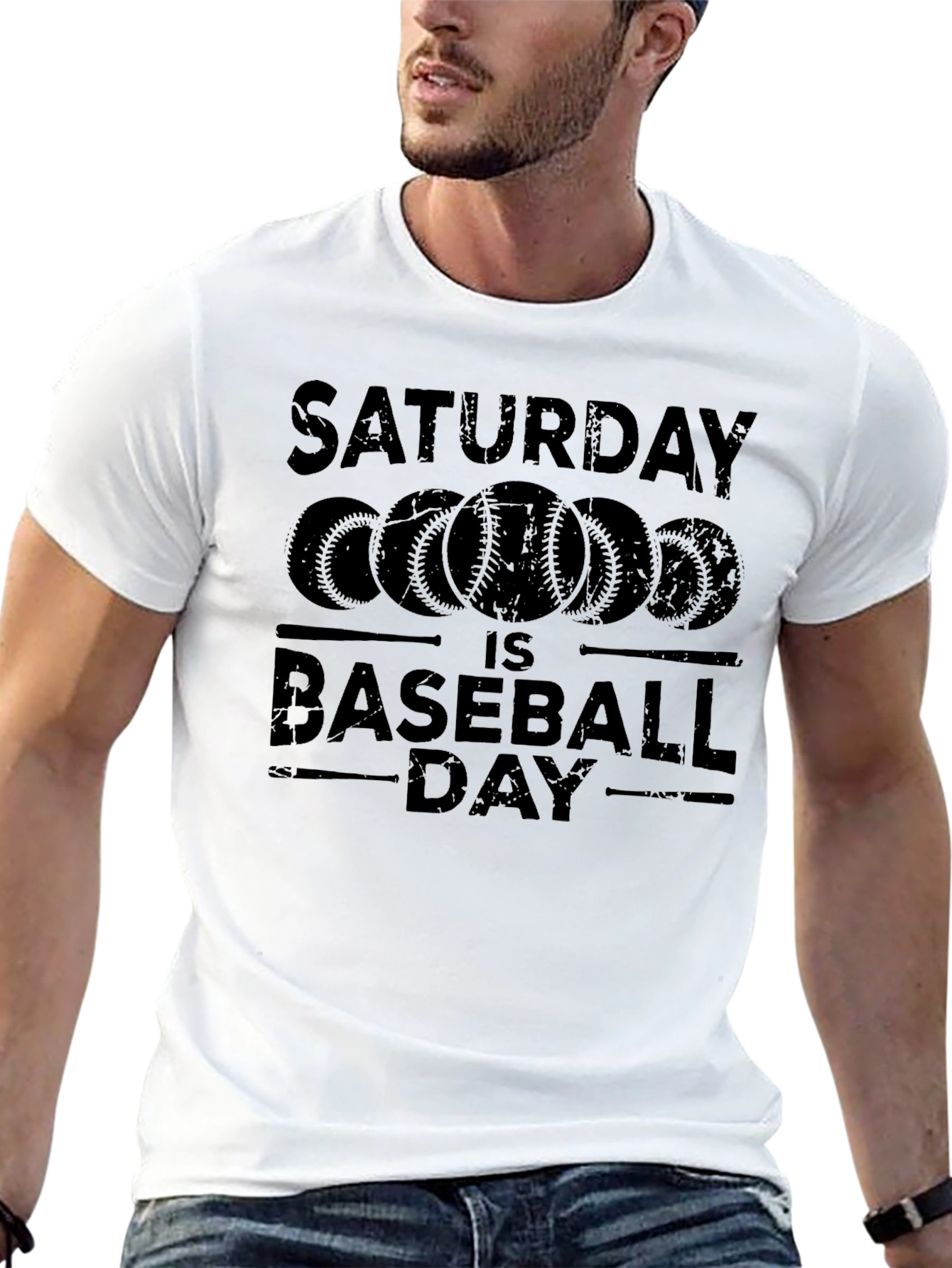 Saturday Baseball Day Graphic Tee