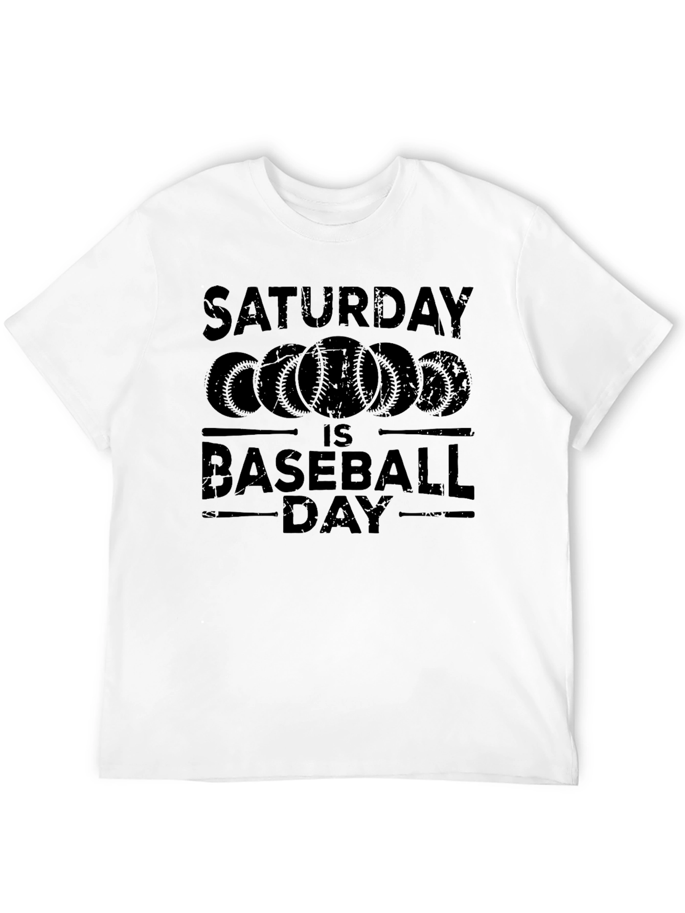 Saturday Baseball Day Graphic Tee
