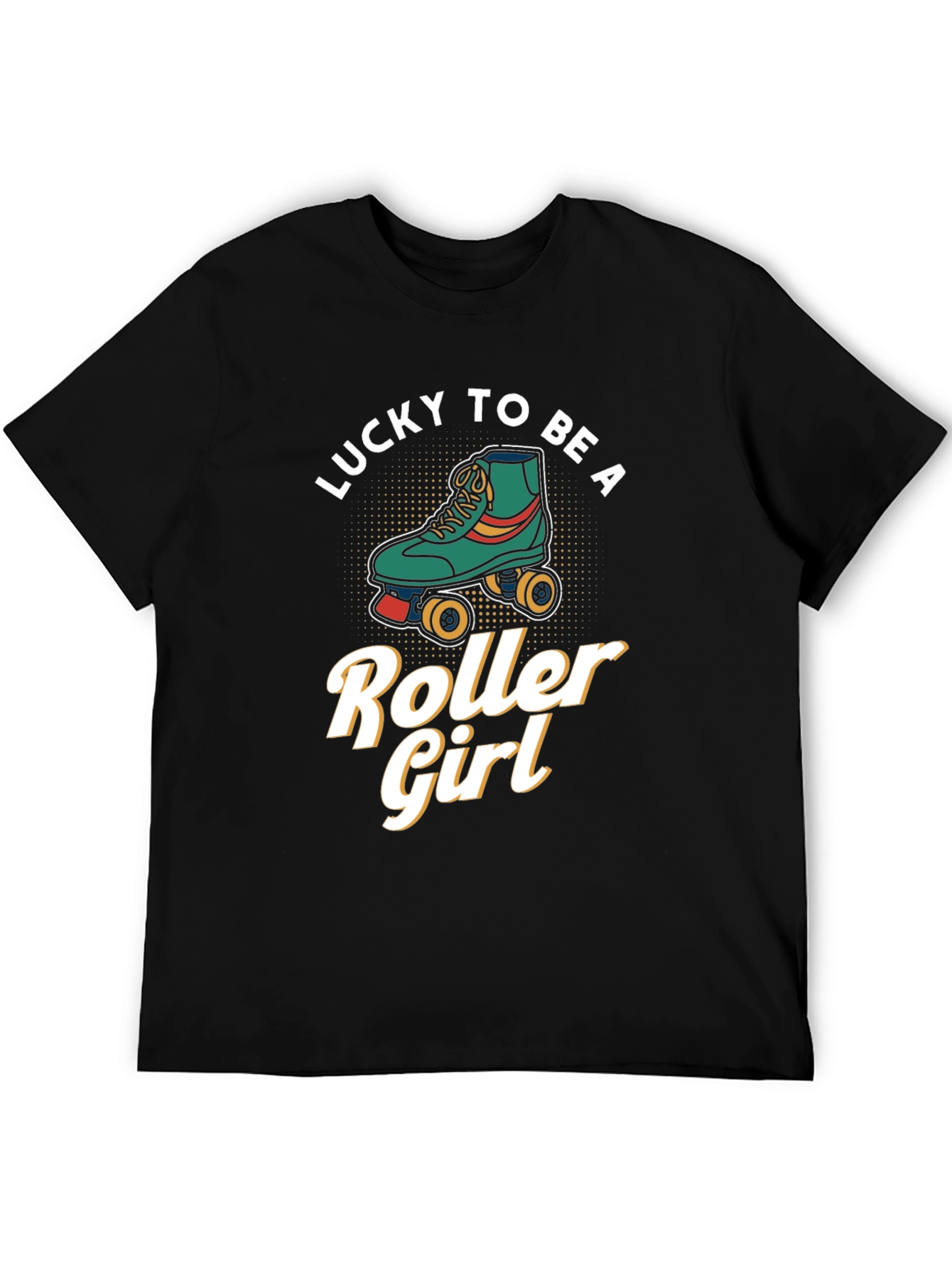 Lucky to be a Roller Girl Graphic Tee