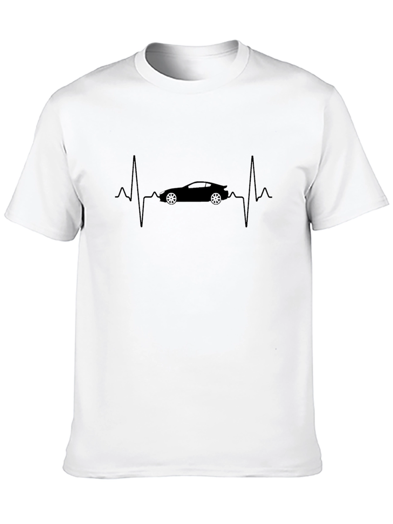 Car Heartbeat T-Shirt - Automotive Enthusiast Tee