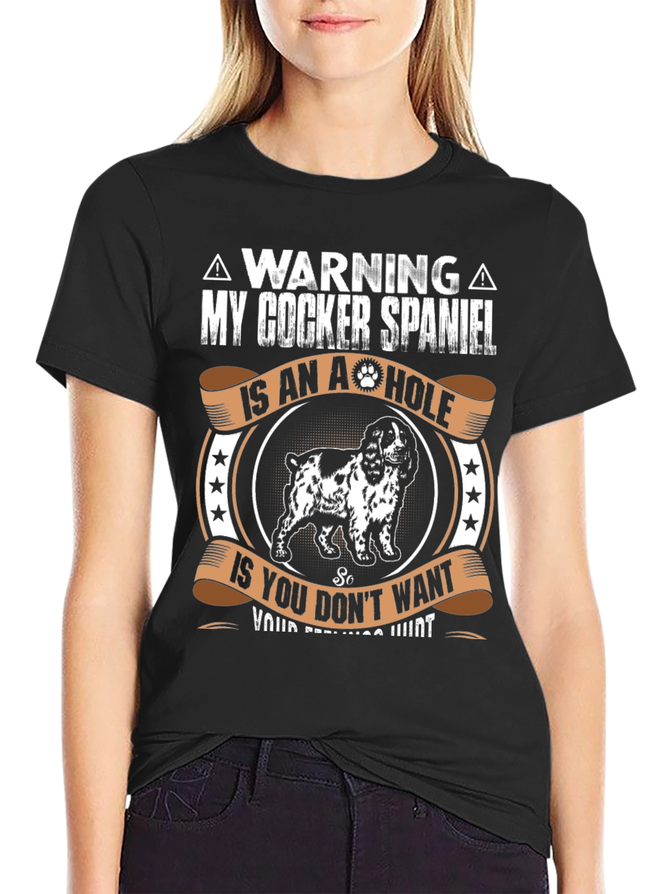 Cocker Spaniel Funny Dog T-Shirt
