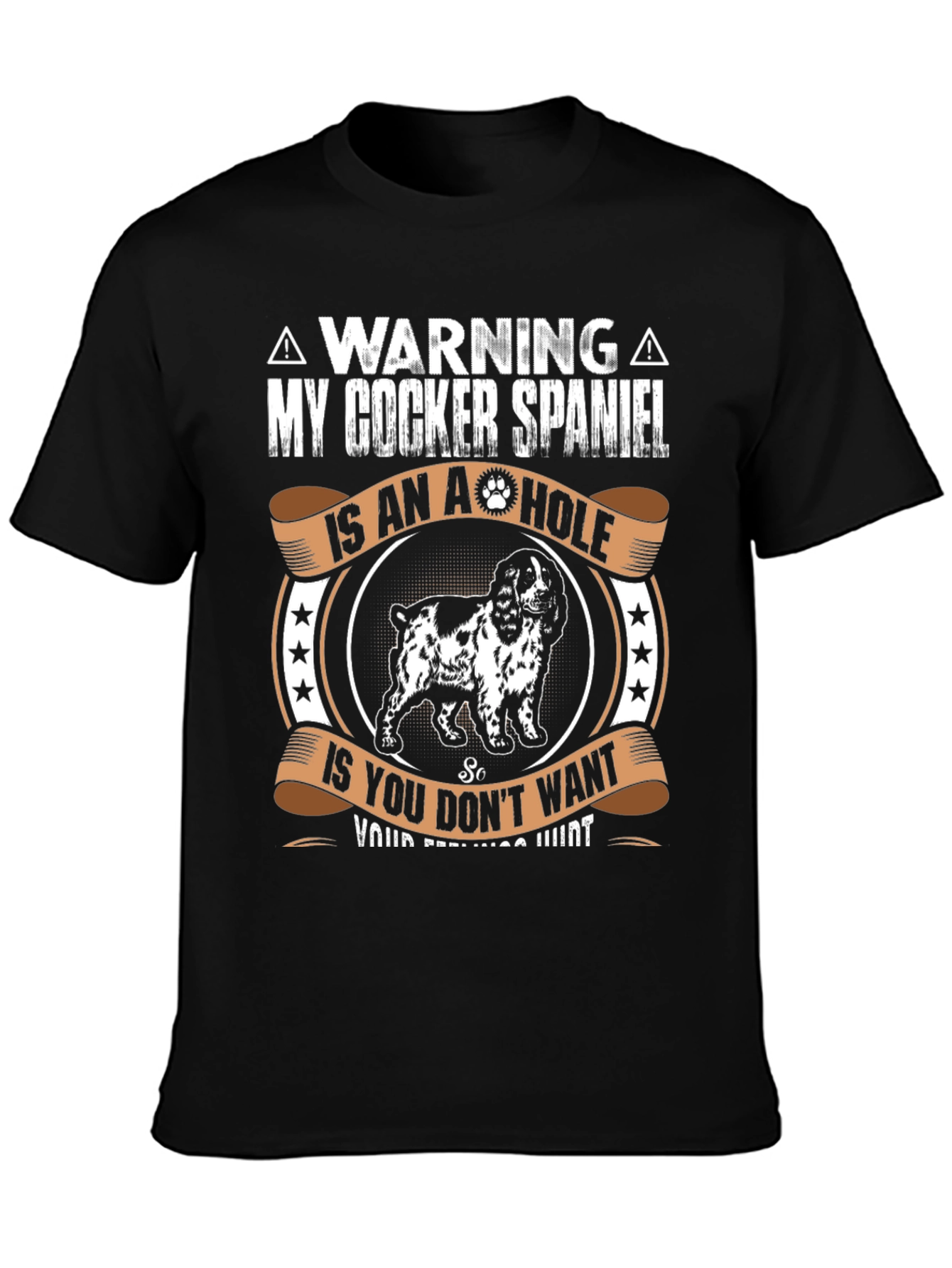 Cocker Spaniel Funny Dog T-Shirt
