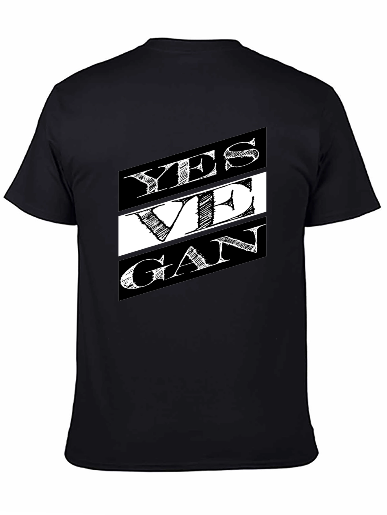 Yes Vegan T-Shirt - Black