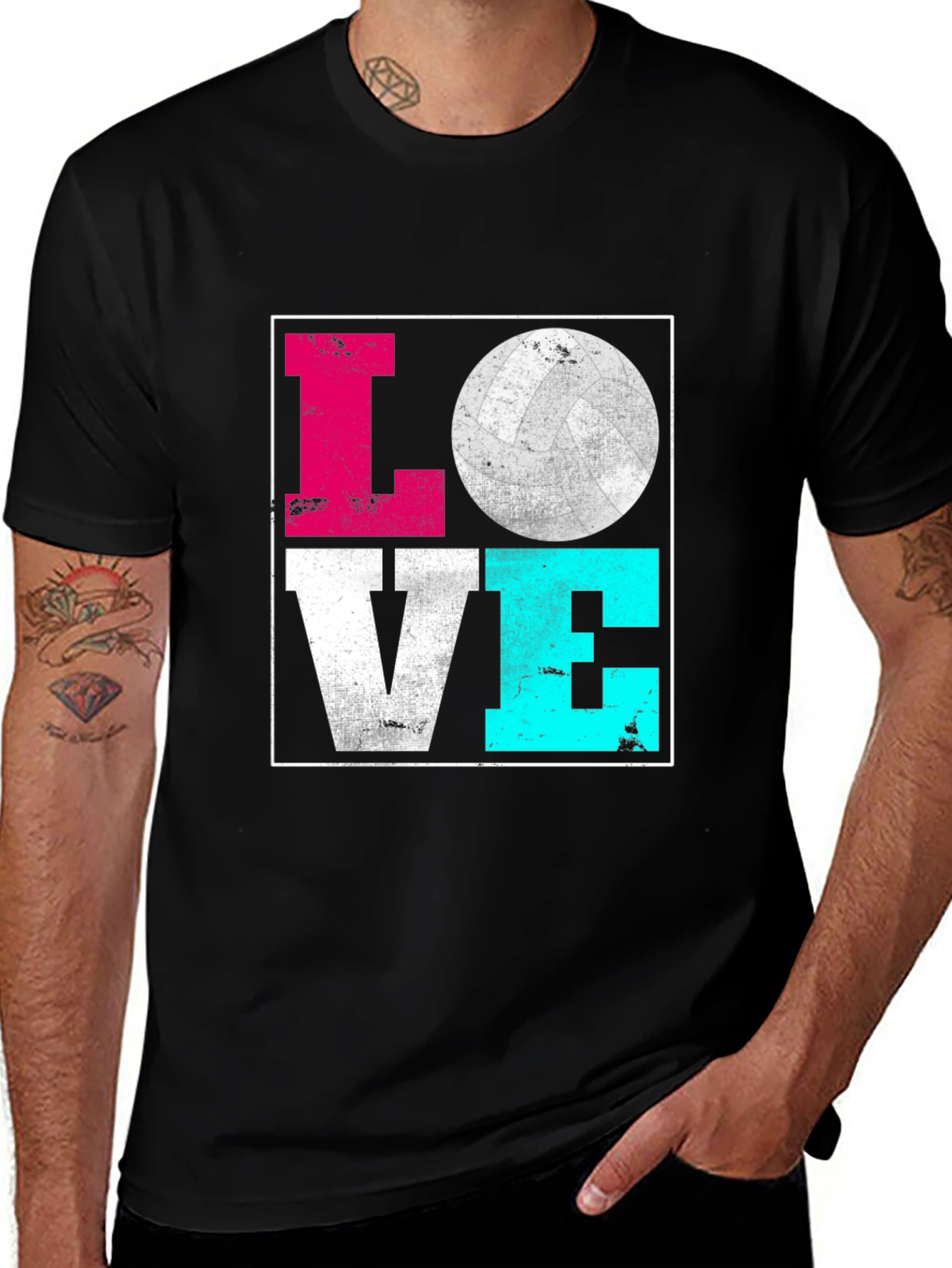 Love Volleyball Graphic T-Shirt