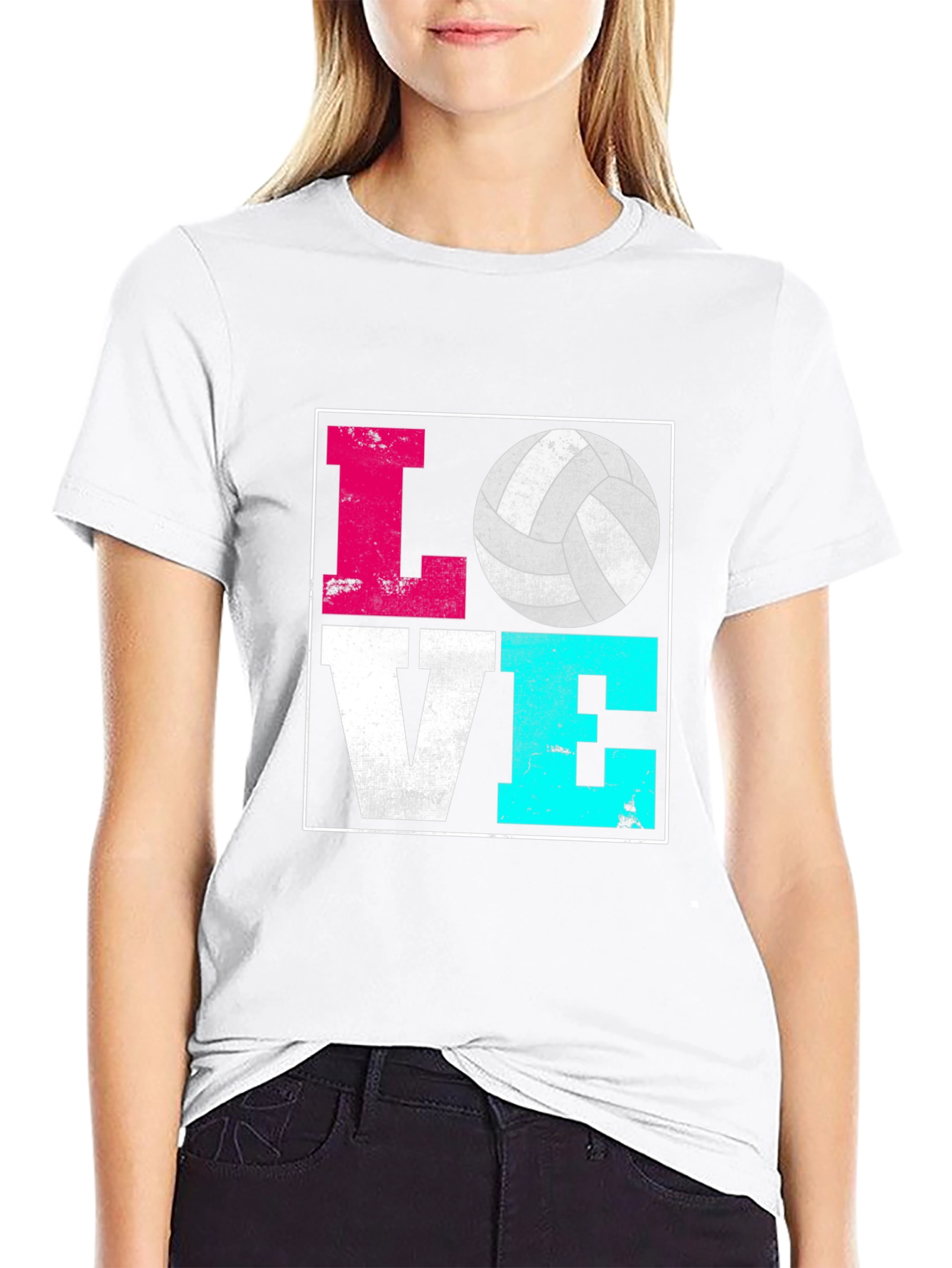 Love Volleyball Graphic T-Shirt