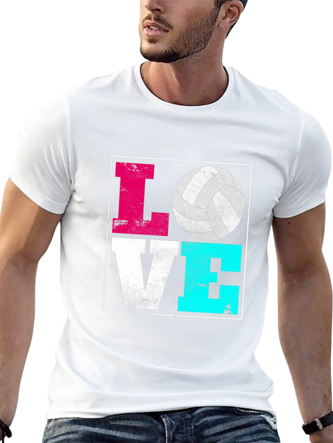 Love Volleyball Graphic T-Shirt