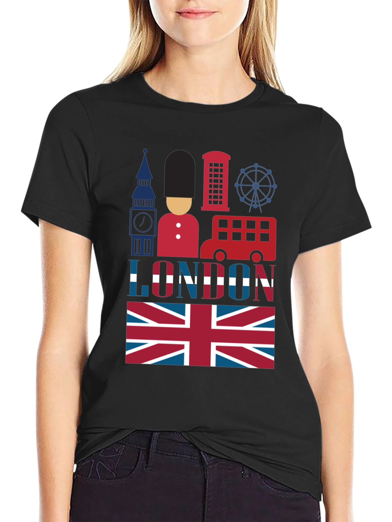 London Souvenir T-Shirt: British Icons Tee