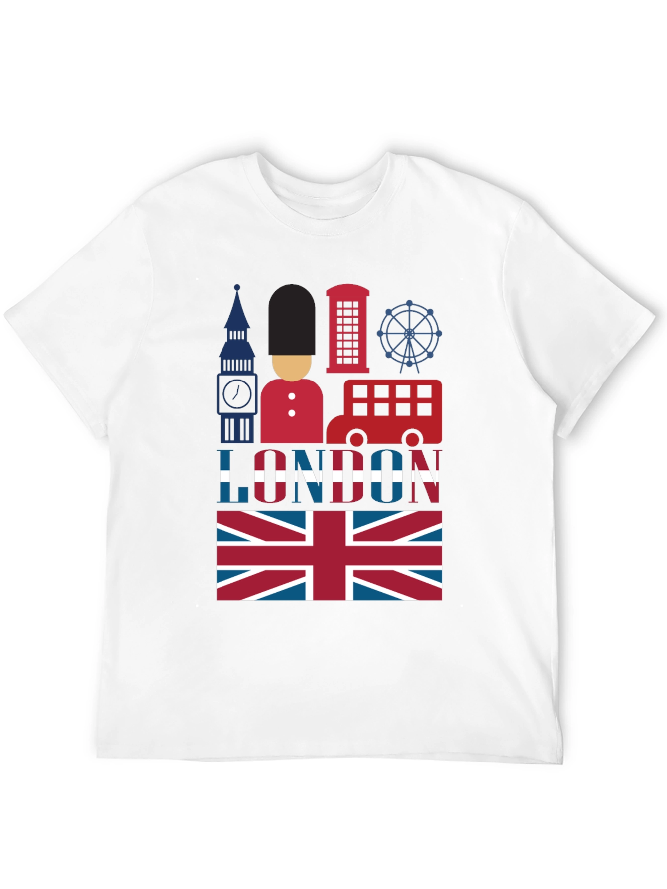London Souvenir T-Shirt: British Icons Tee