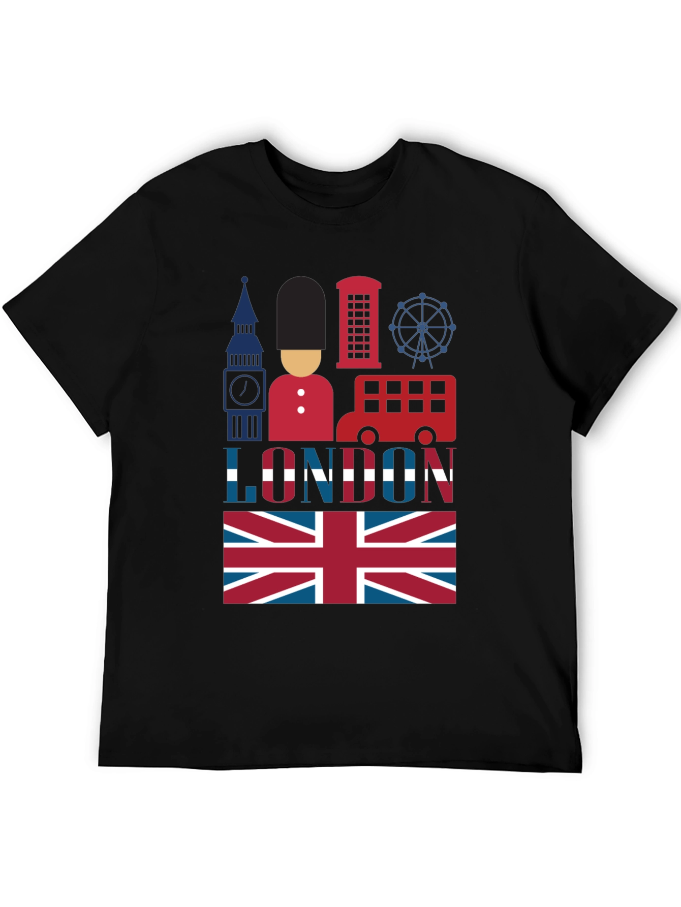 London Souvenir T-Shirt: British Icons Tee