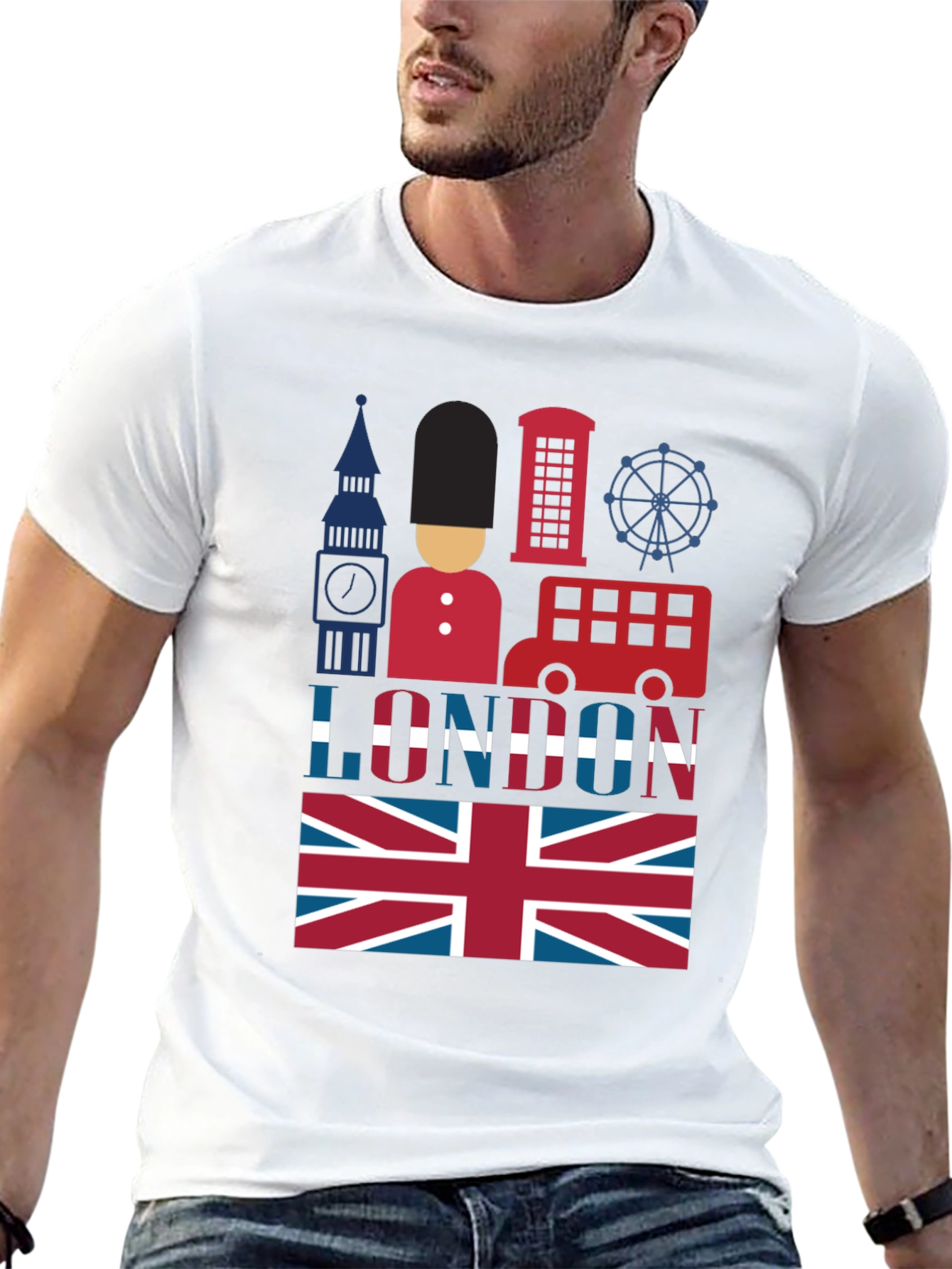 London Souvenir T-Shirt: British Icons Tee