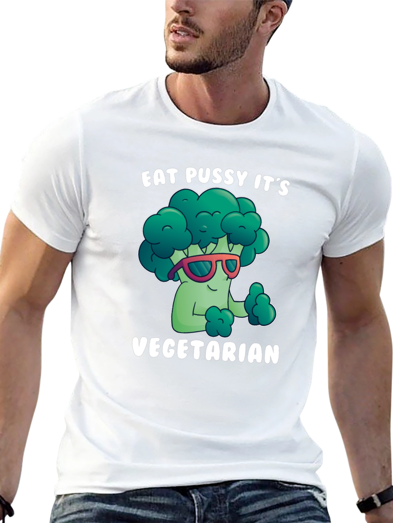 Eat Pussy Its Vegetarian Graphic Tee