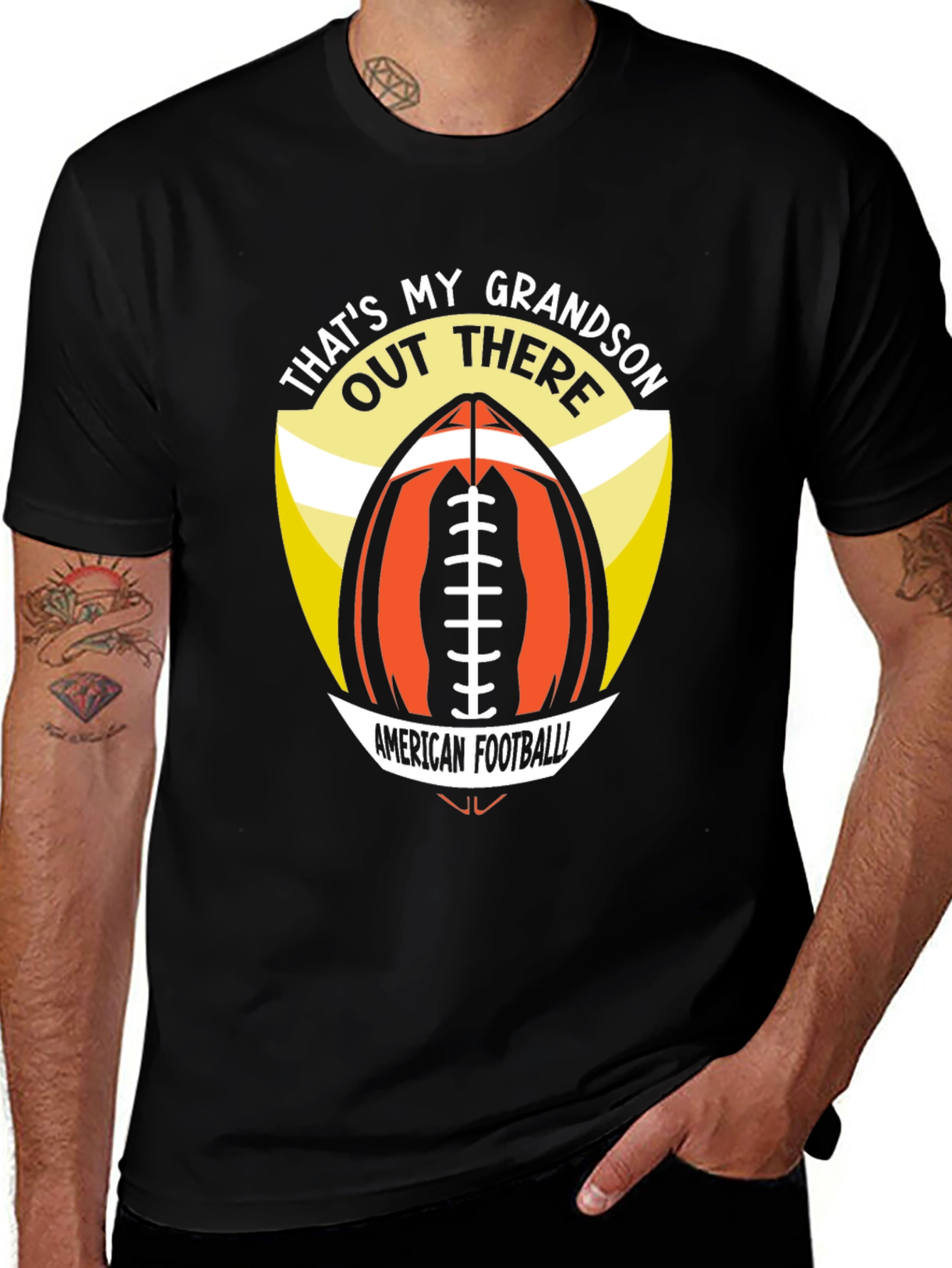 Thats My Grandson Out There Football T-Shirt