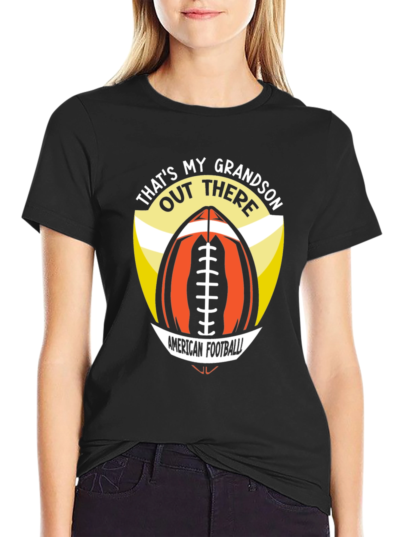 Thats My Grandson Out There Football T-Shirt