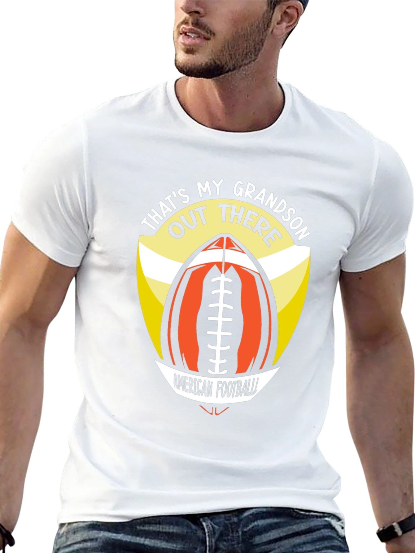 Thats My Grandson Out There Football T-Shirt