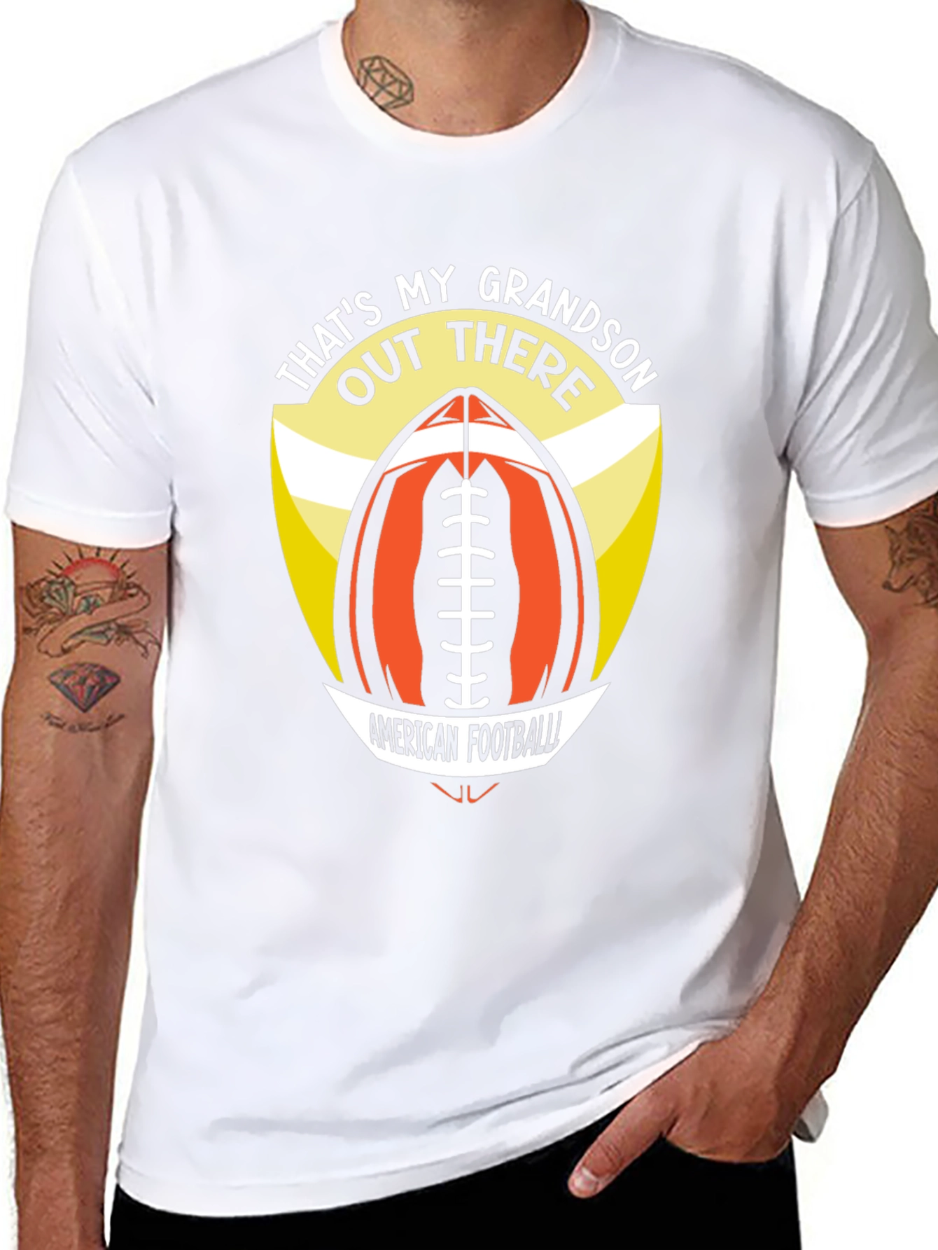 Thats My Grandson Out There Football T-Shirt