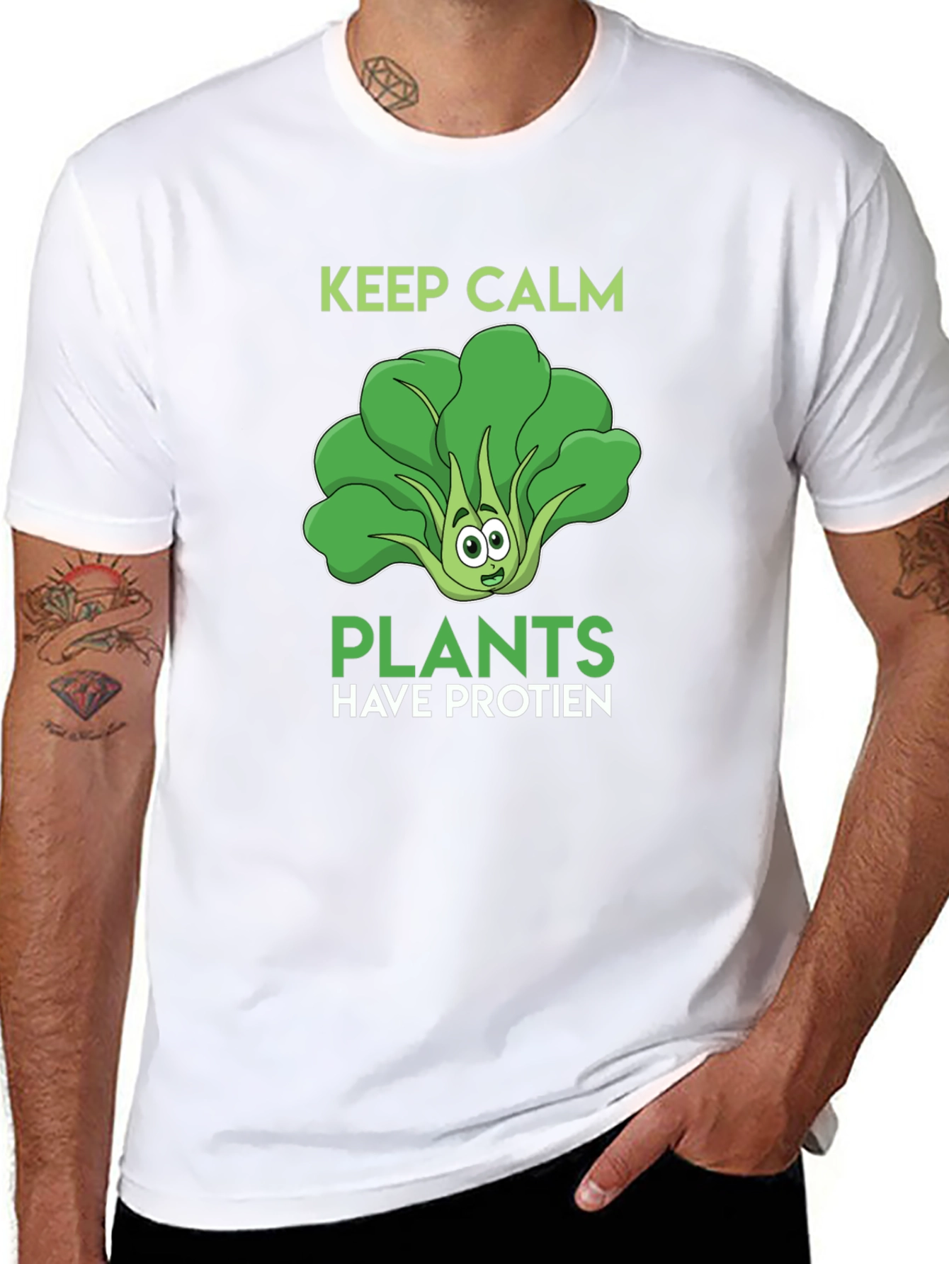 Plants Have Protein Graphic Tee