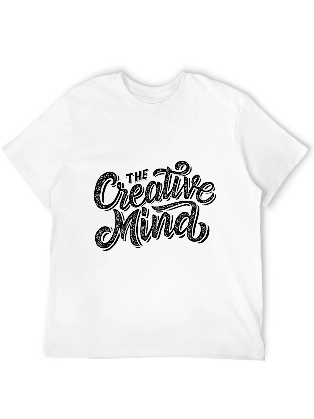 Creative Mind Graphic Black T-Shirt