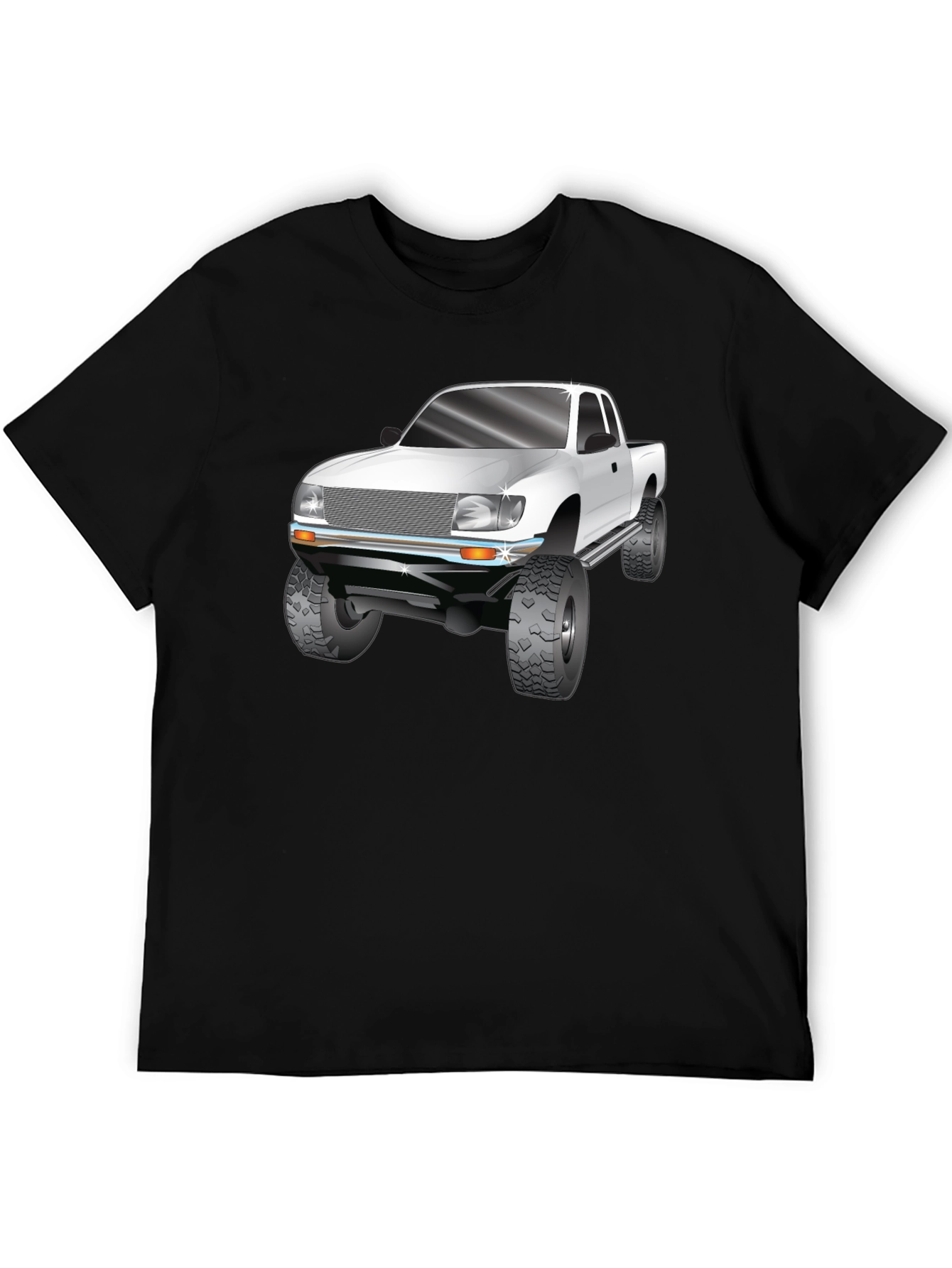 Truck Graphic Tee - Black Cotton