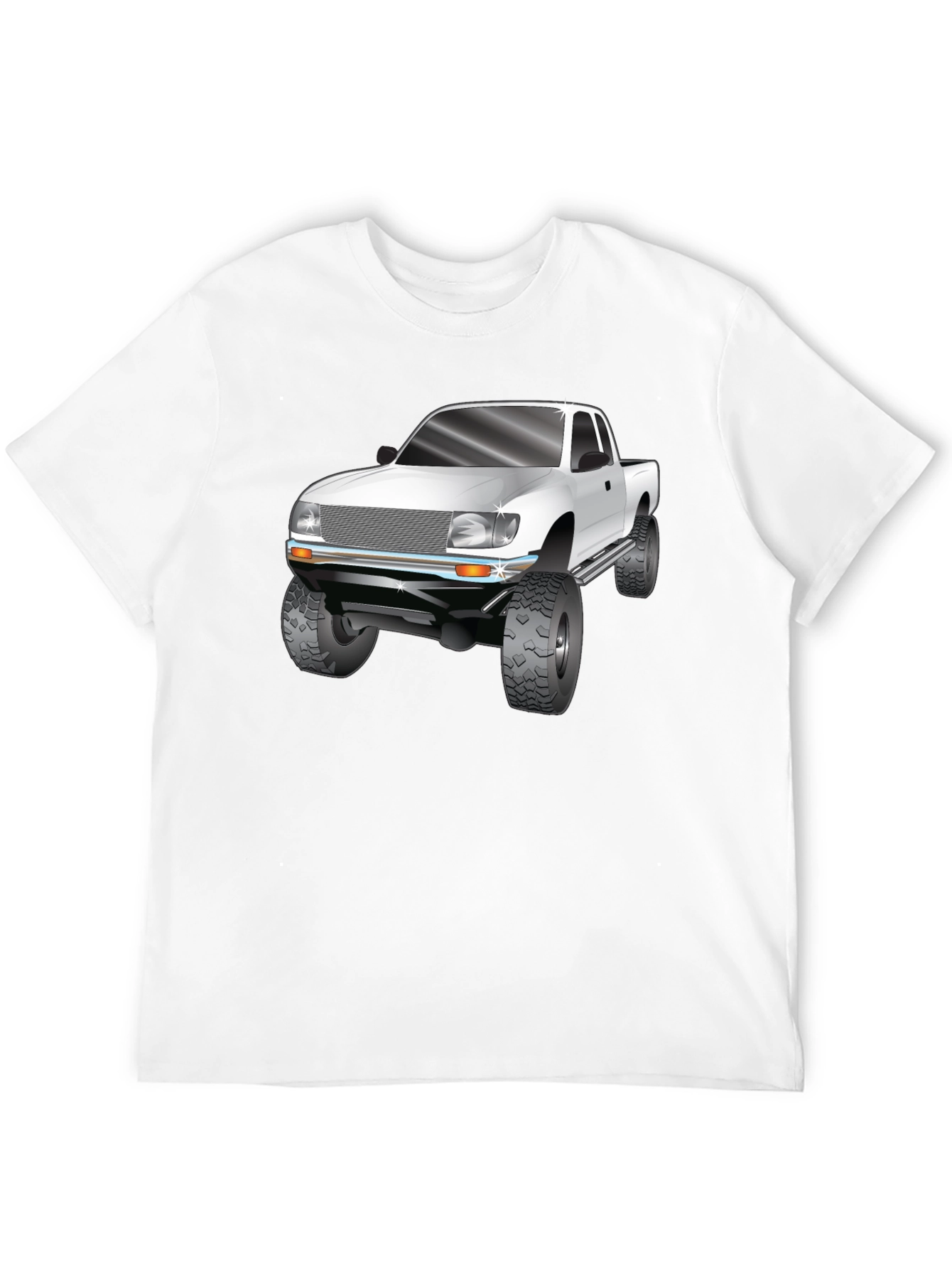 Truck Graphic Tee - Black Cotton