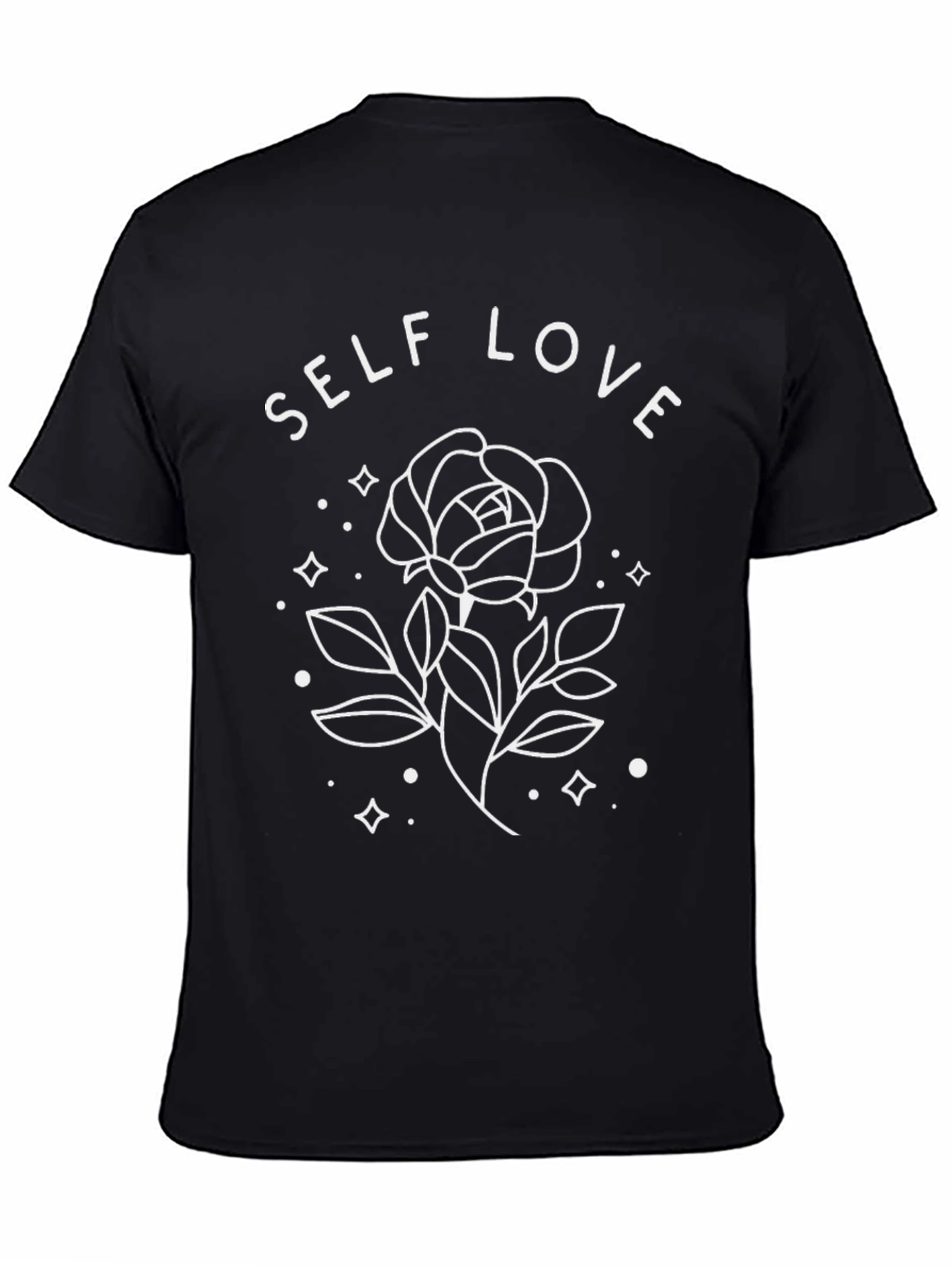 Self Love Rose Graphic Tee - Stylish Comfort