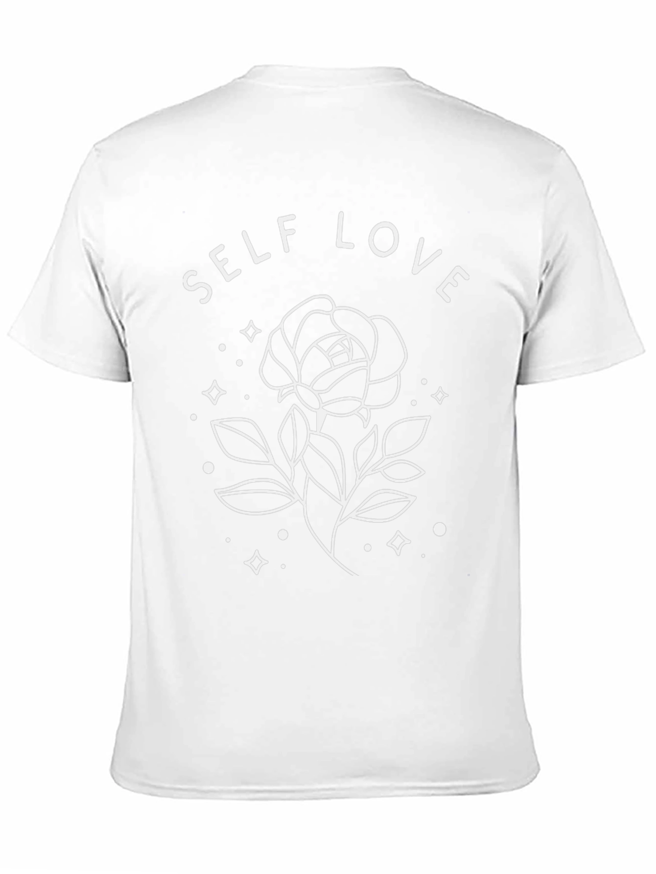 Self Love Rose Graphic Tee - Stylish Comfort