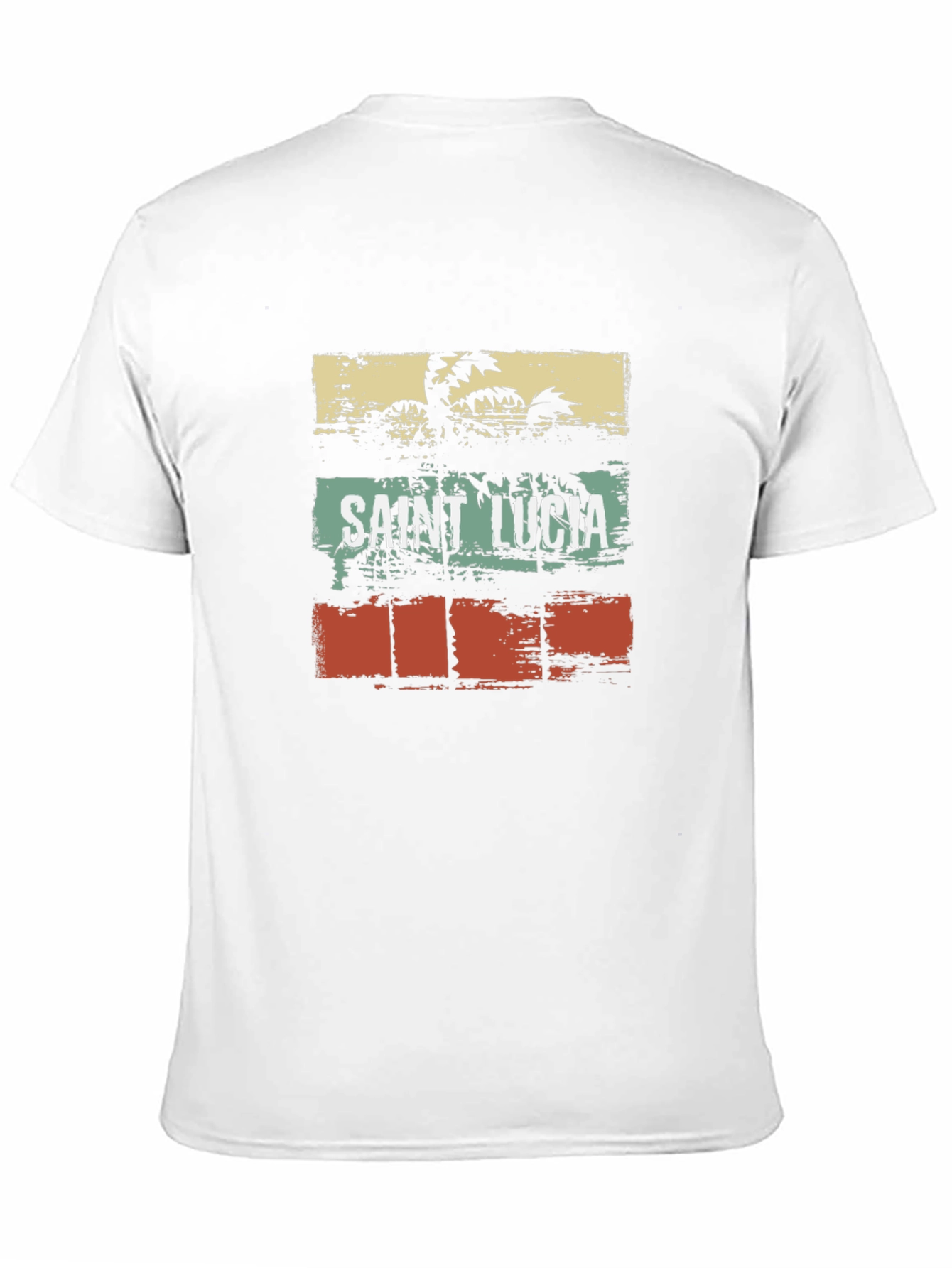Saint Lucia Graphic T-Shirt - Island Life Design