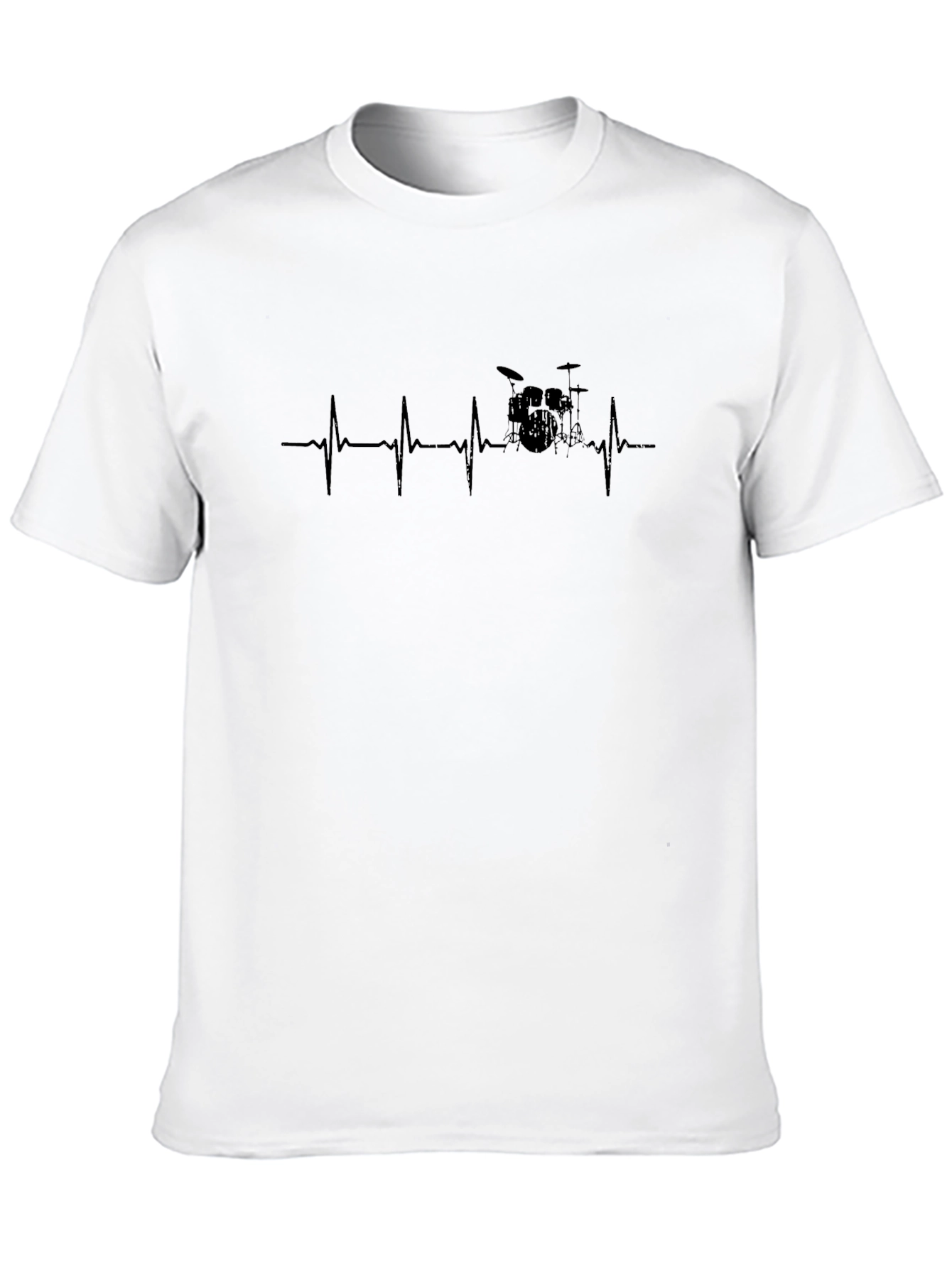 Drumbeat Heartbeat T-Shirt - Musician Tee