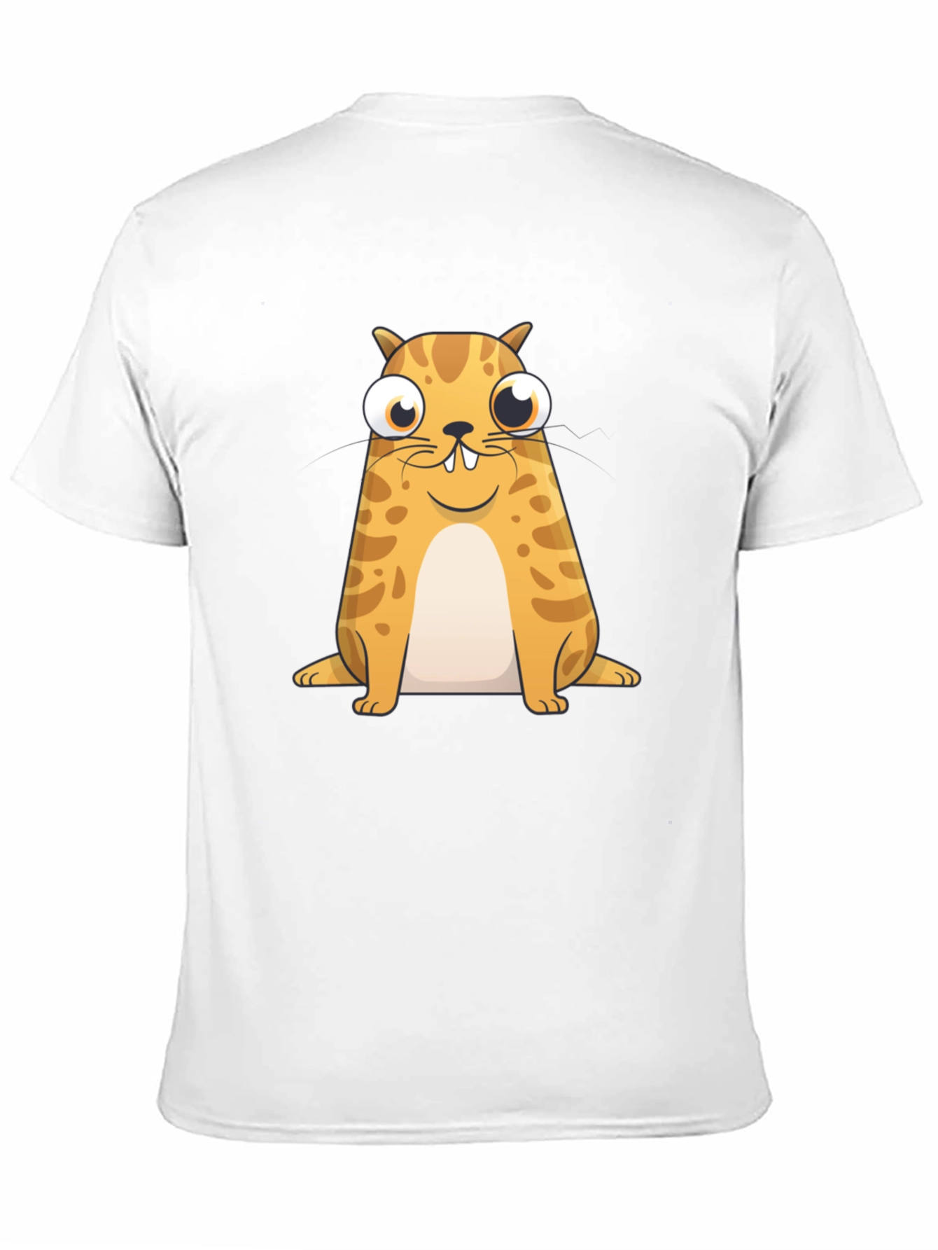 Funny Cat Graphic T-Shirt - Black Cotton Blend Tee