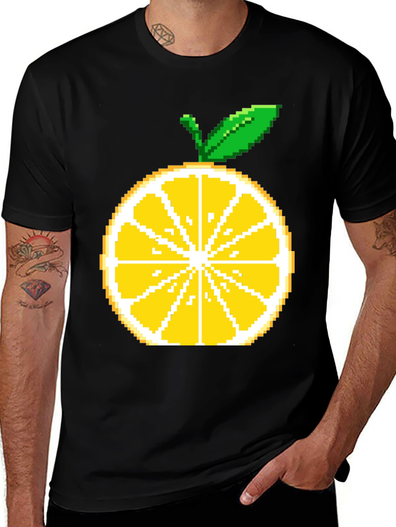 Pixel Lemon T-Shirt - Retro Gaming Style