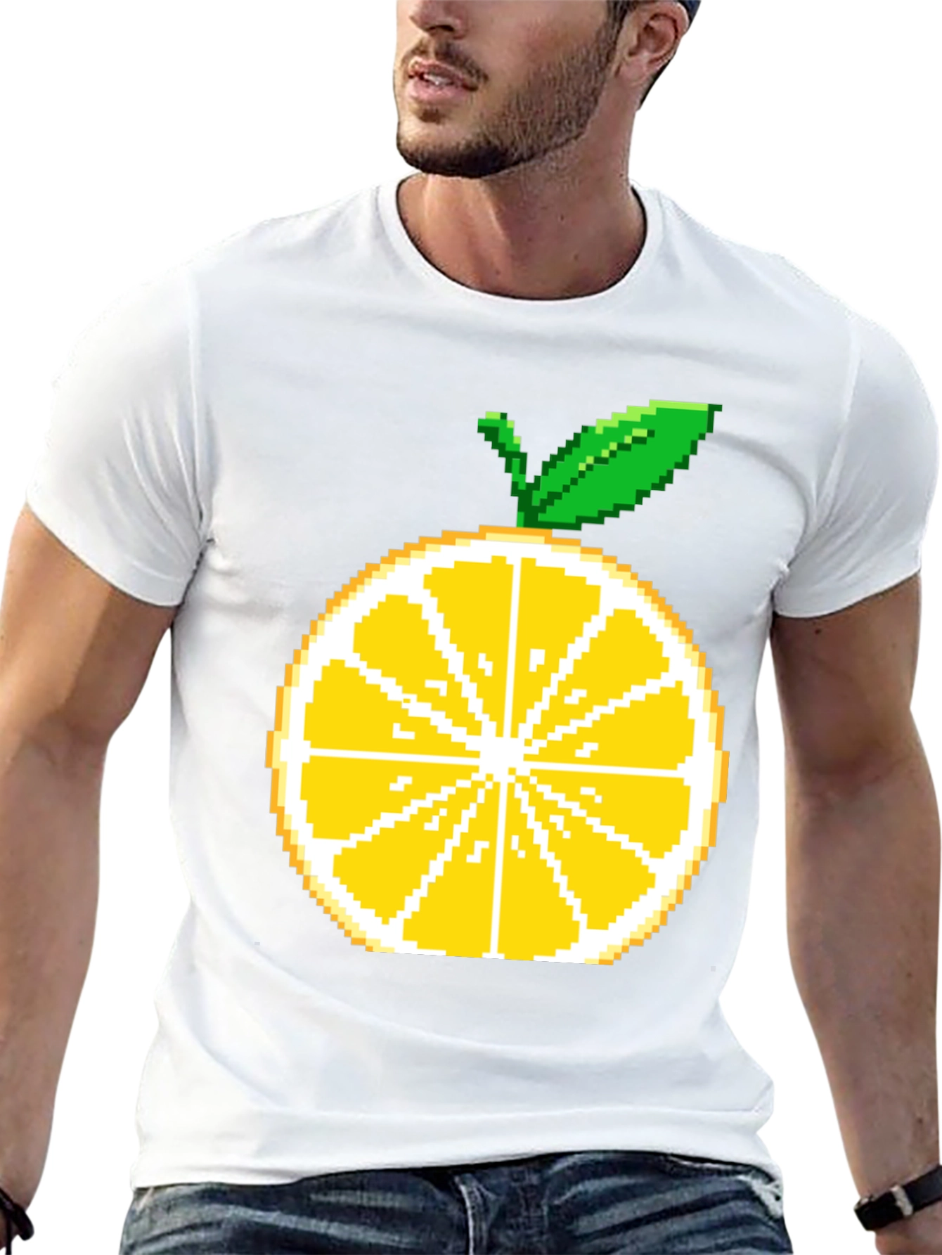 Pixel Lemon T-Shirt - Retro Gaming Style