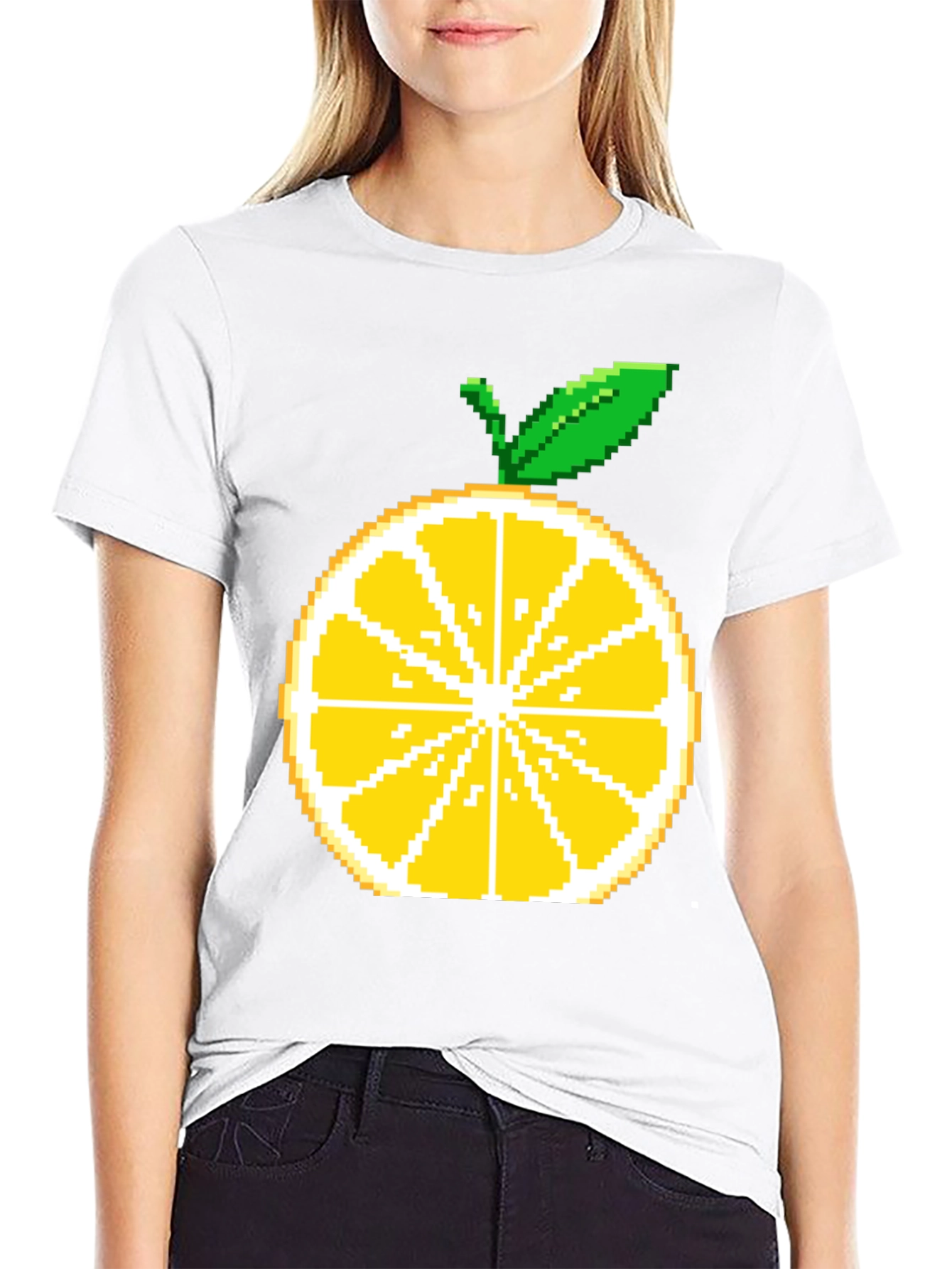 Pixel Lemon T-Shirt - Retro Gaming Style